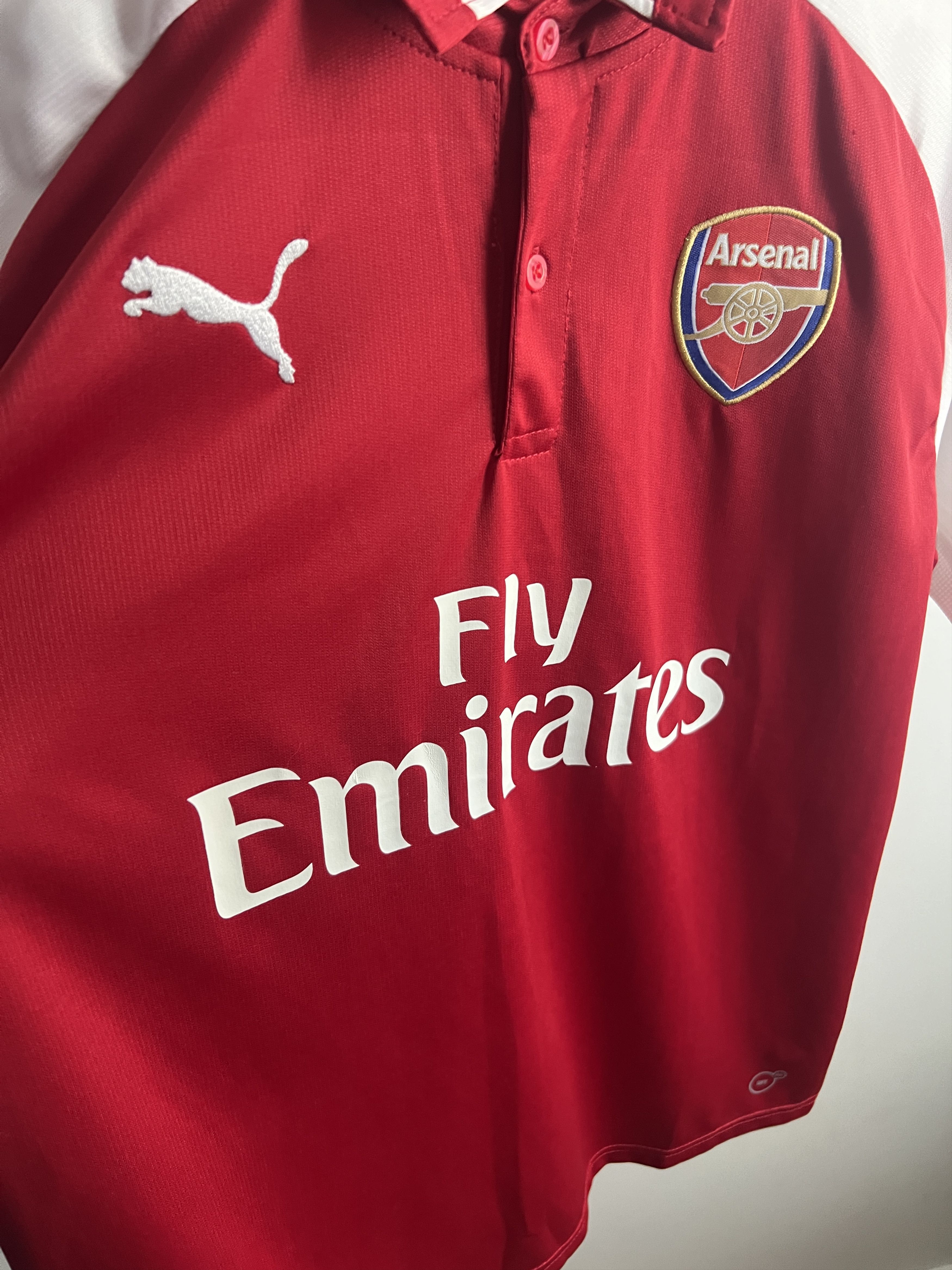 Puma × Vintage Soccer Jersey Puma FC Arsenal London 2017/18 Home Football Size US L / EU 52-54 / 3 - 4 Thumbnail