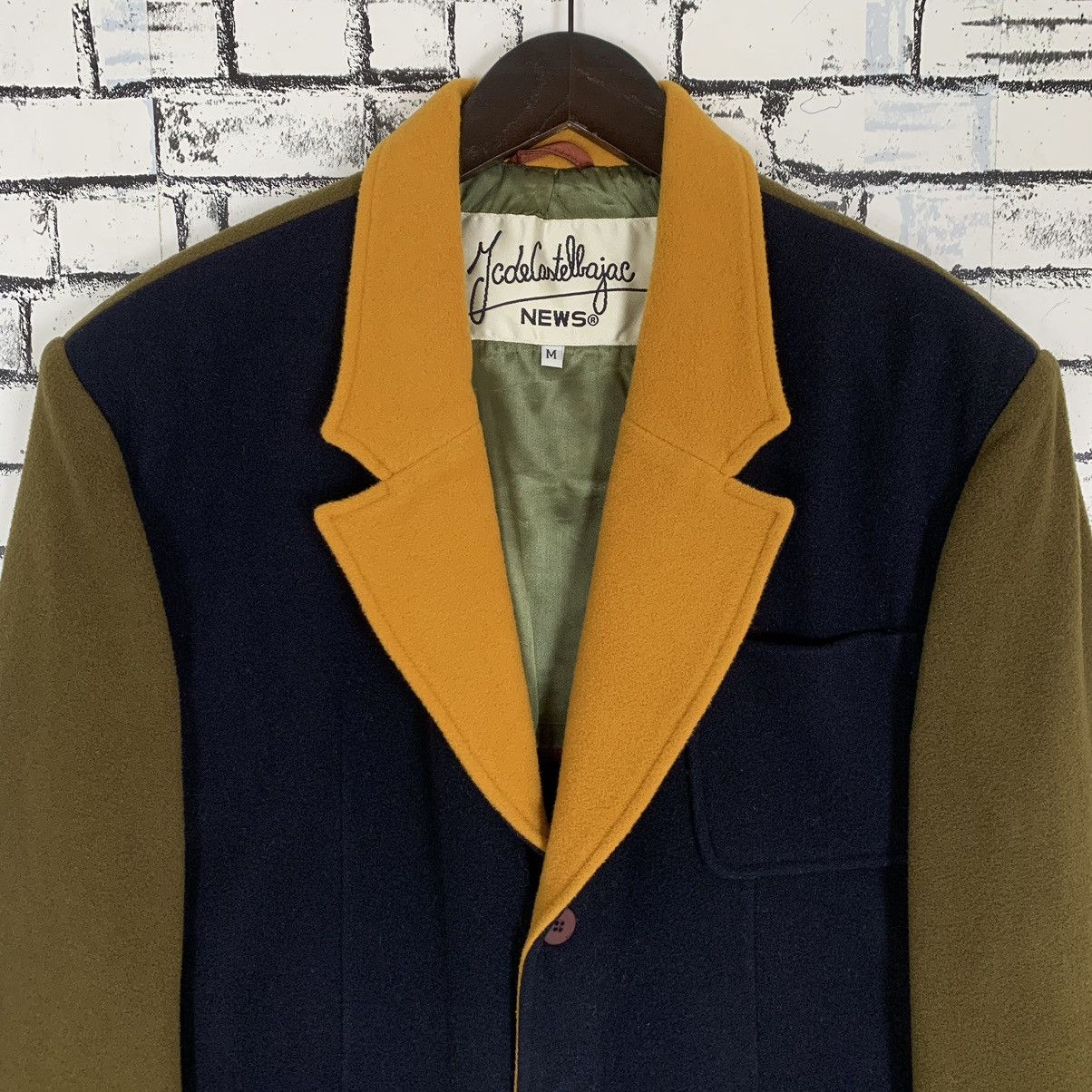 Jean Charles De Castelbajac Jean Charles de Castlebajac Wool Coat Blazer Jacket Size US M / EU 48-50 / 2 - 3 Thumbnail