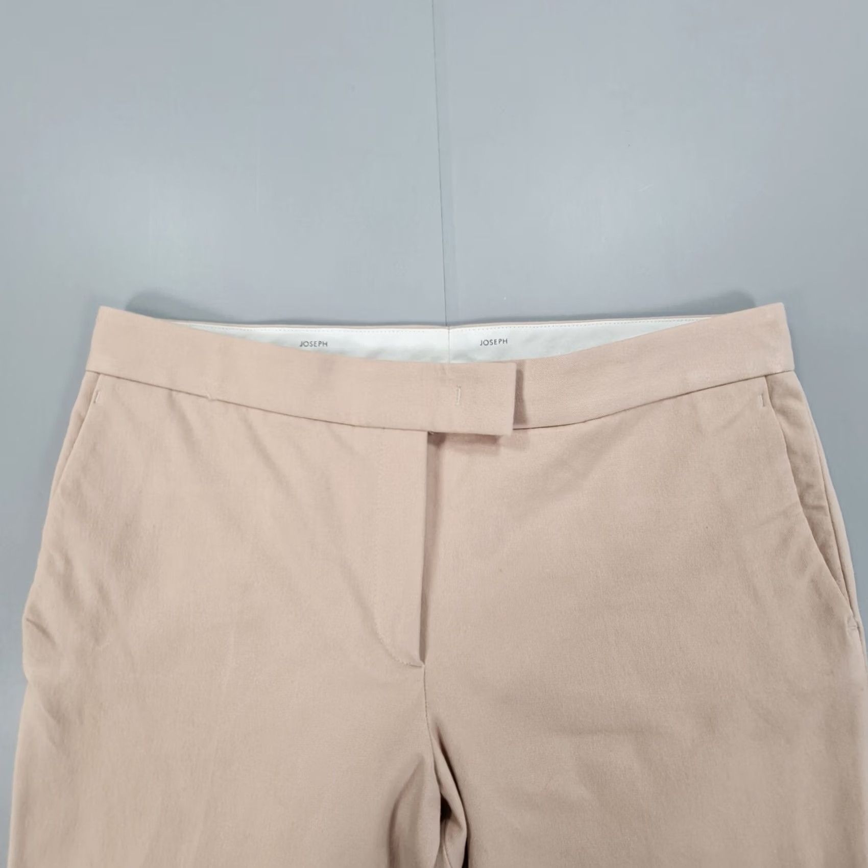 Joseph Joseph Dress Womens 38 Pants Beige Gabardine Stretch Eliston Size 26" / US 2 / IT 38 - 2 Thumbnail