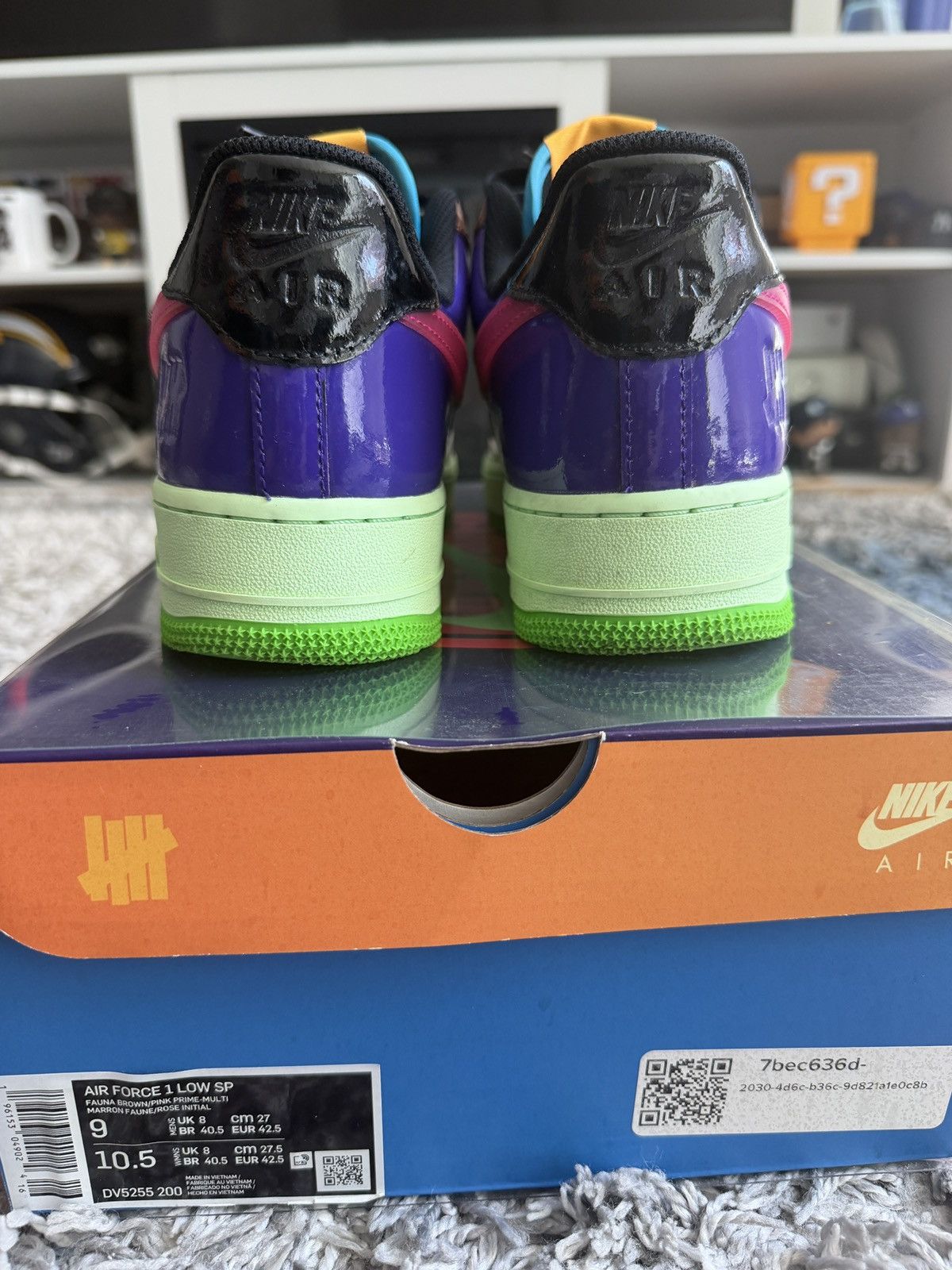 Nike × Undefeated Undefeated Nike Air Force 1 Size US 9 / EU 42 - 6 Thumbnail
