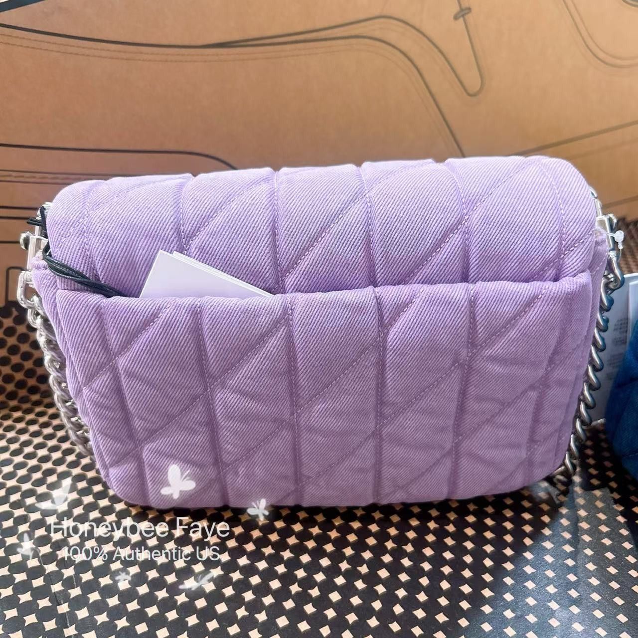 Coach Quinn Bag Silver/Iris CBR15 Size ONE SIZE - 6 Thumbnail