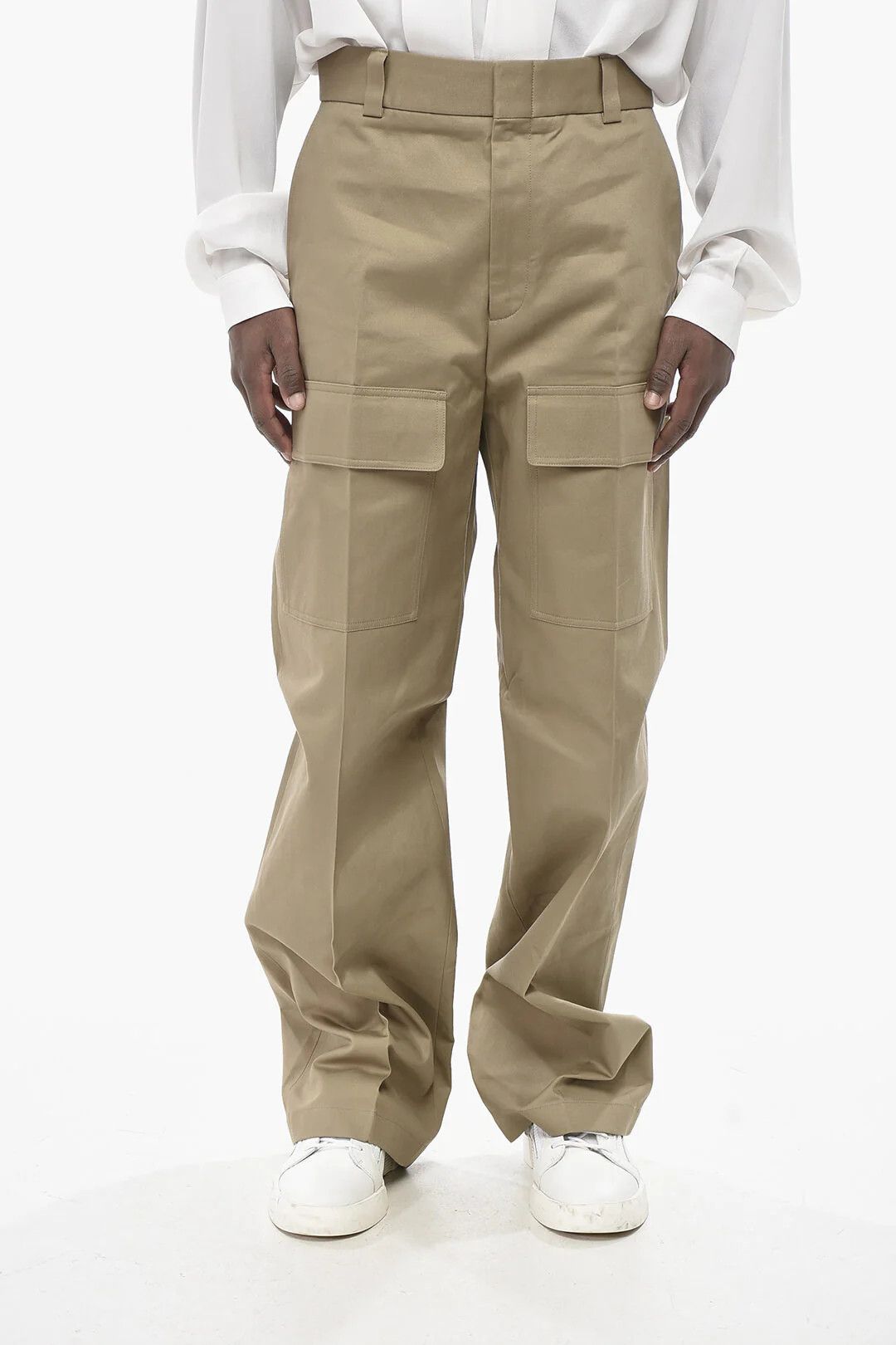 Gucci og1mm0426 Cotton Cargo Pant in Beige Size US 32 / EU 48 - 1 Thumbnail