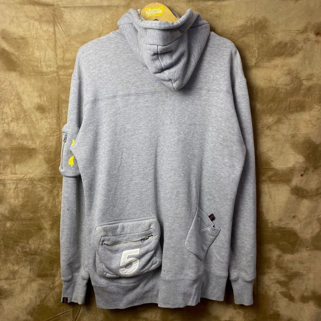 GmbH 2009 Loopwheeler X GmbH - Hooligan Masked Zip Hoodie Size US L / EU 52-54 / 3 - 3 Thumbnail