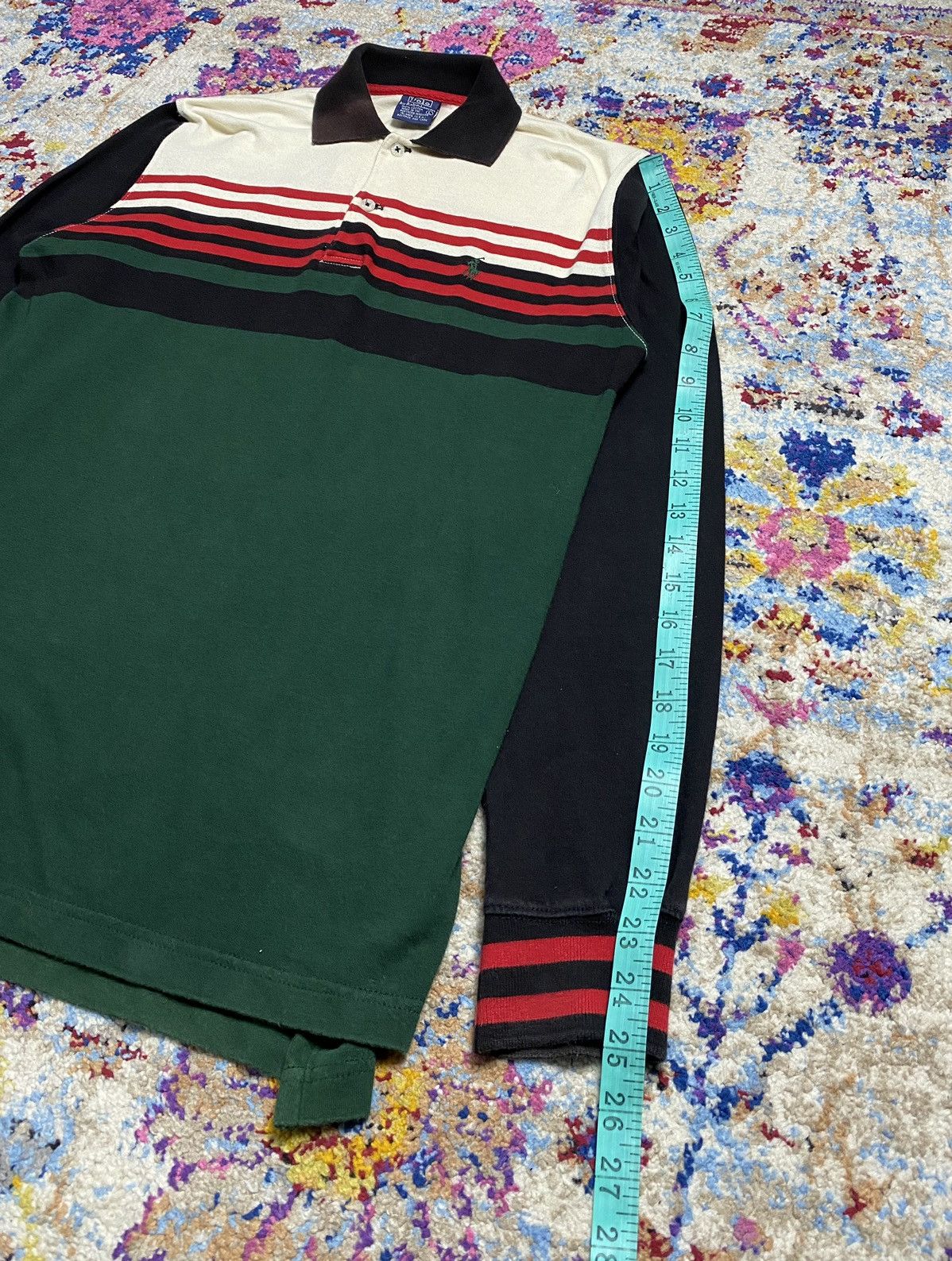 Polo Ralph Lauren Polo Ralph Lauren Stripe Long Sleeve Collar Shirts L Size US L / EU 52-54 / 3 - 12 Thumbnail