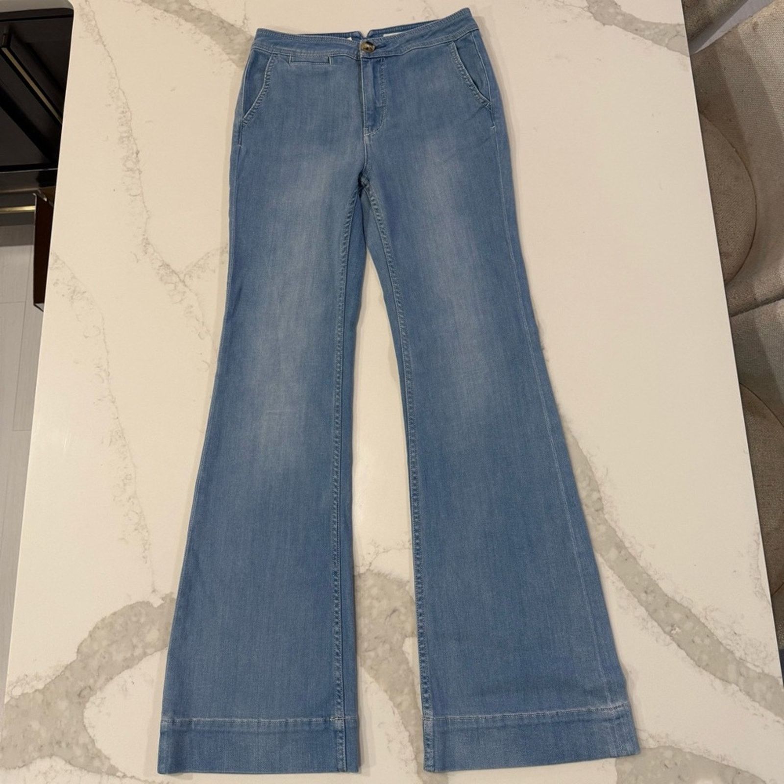 Anthropologie Anthropologie Pilcro High Rise Bootcut Denim Jeans Womens 26 Size 26" / US 2 / IT 38 - 5 Thumbnail