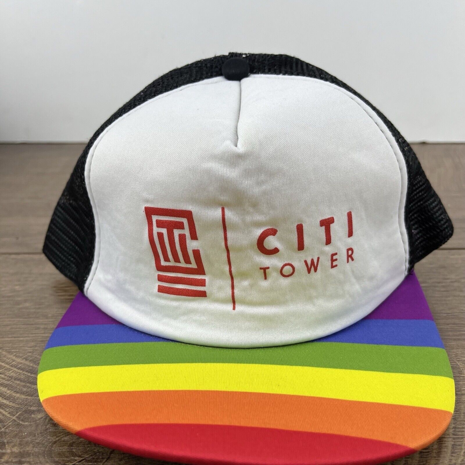 Other Citi Tower Snapback Hat Pride White Hat Adjustable White Adu Size ONE SIZE - 6 Thumbnail
