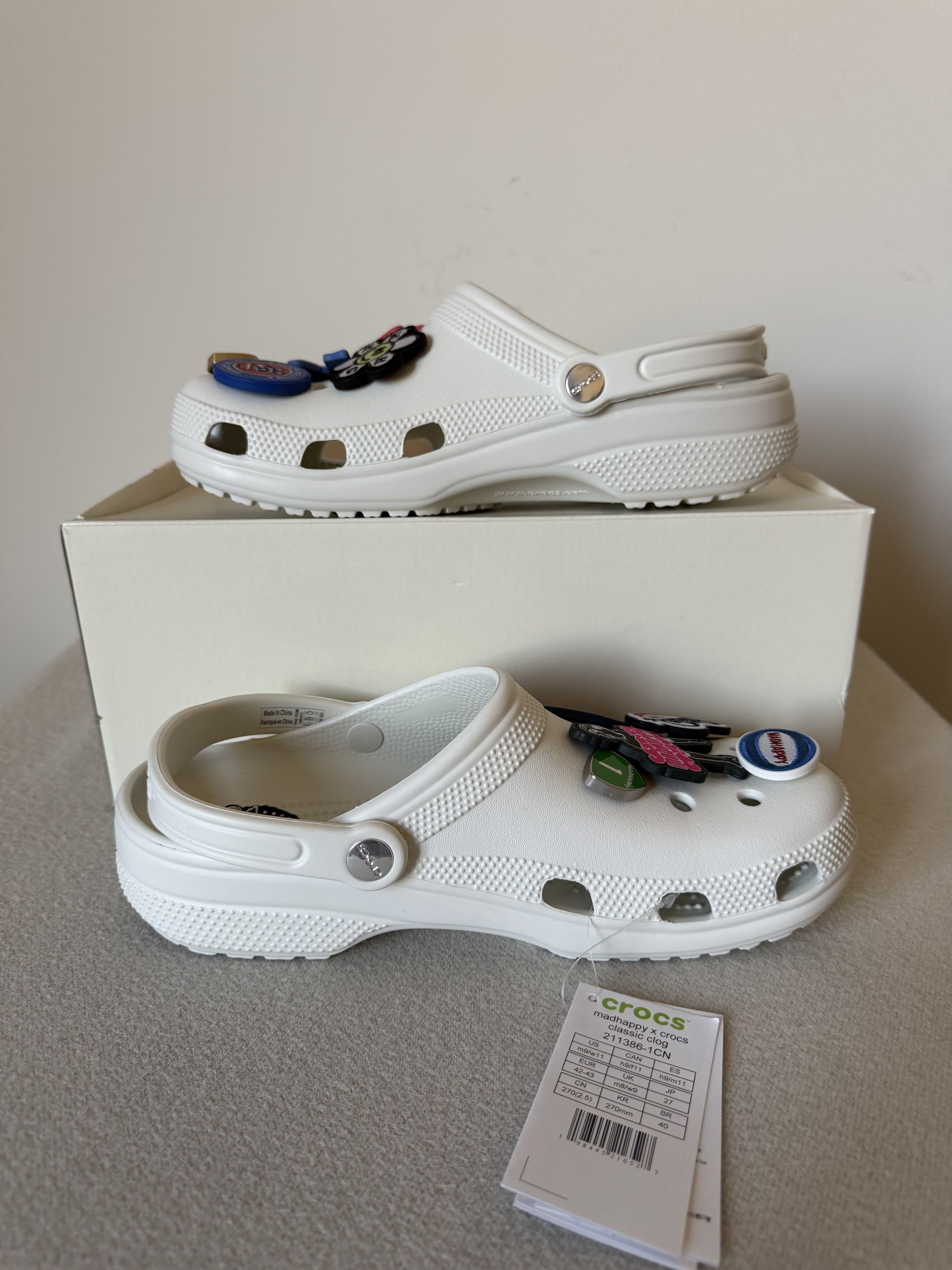 Hysteric Glamour Hysteric Glamour Madhappy Crocs Classic Clog in White Size US 9 / EU 42 - 3 Thumbnail