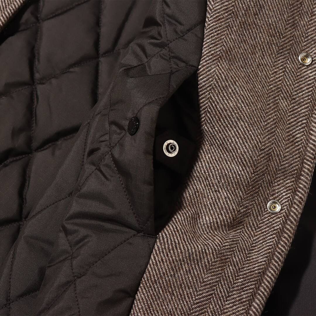 Nanamica × The North Face Purple Label Herringbone Tweed Varsity Jacket Beige Size US XL / EU 56 / 4 - 7 Thumbnail