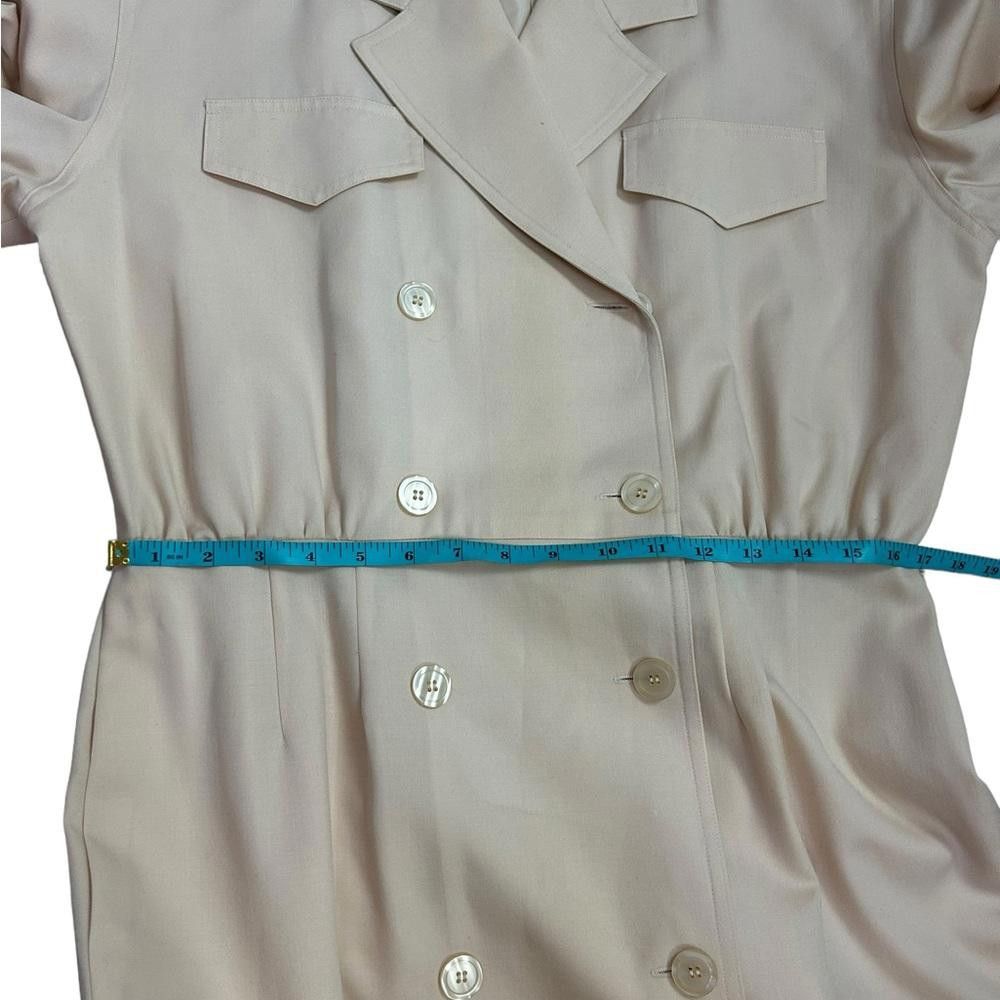 Designer Talbots l Vintage Wool Lightweight Trench Coat Size 16 Size XXL / US 16-18 / IT 52-54 - 6 Thumbnail
