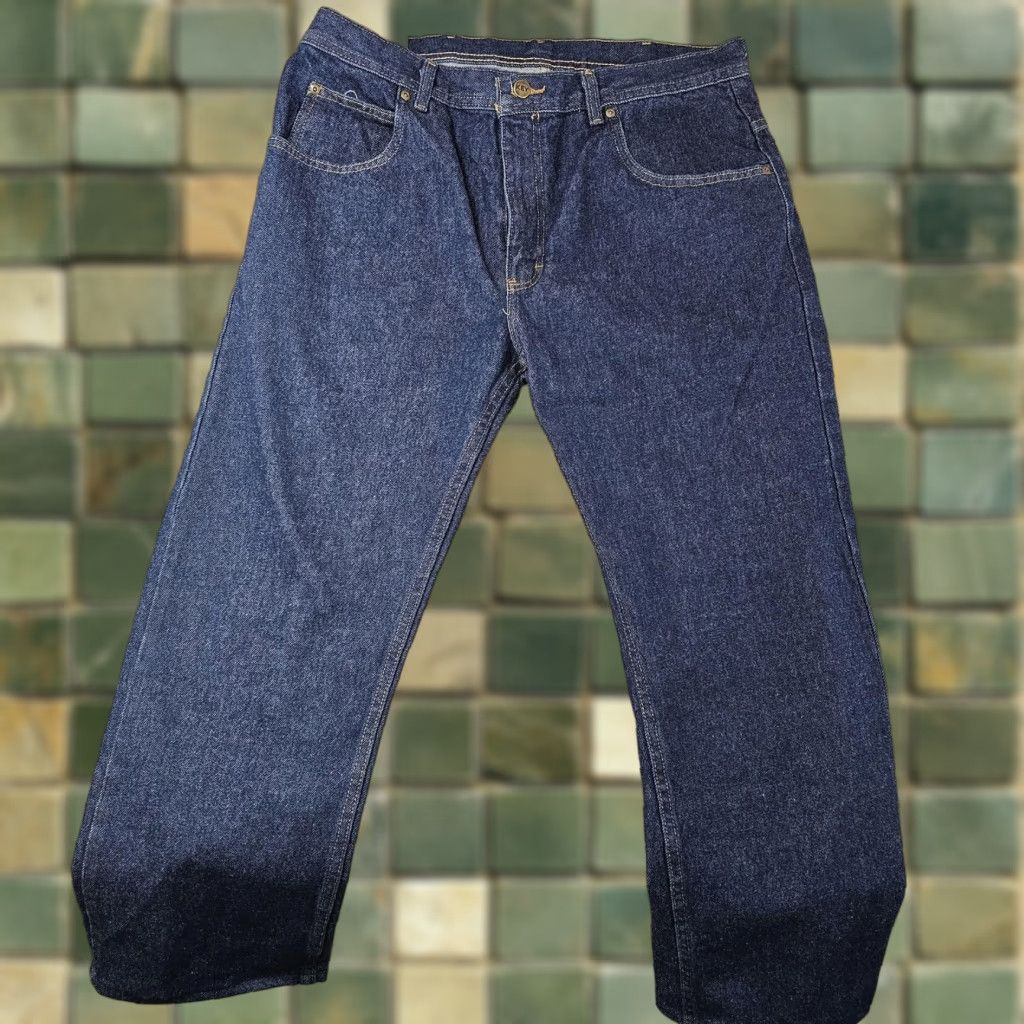 Vintage VINTAGE Key 5-Pocket Denim Jeans Mens 36x29 Straight Leg Workwear (Note: Original notes show altered to 36x26; 29 inseam is actual tag) Size US 36 / EU 52 - 1 Thumbnail