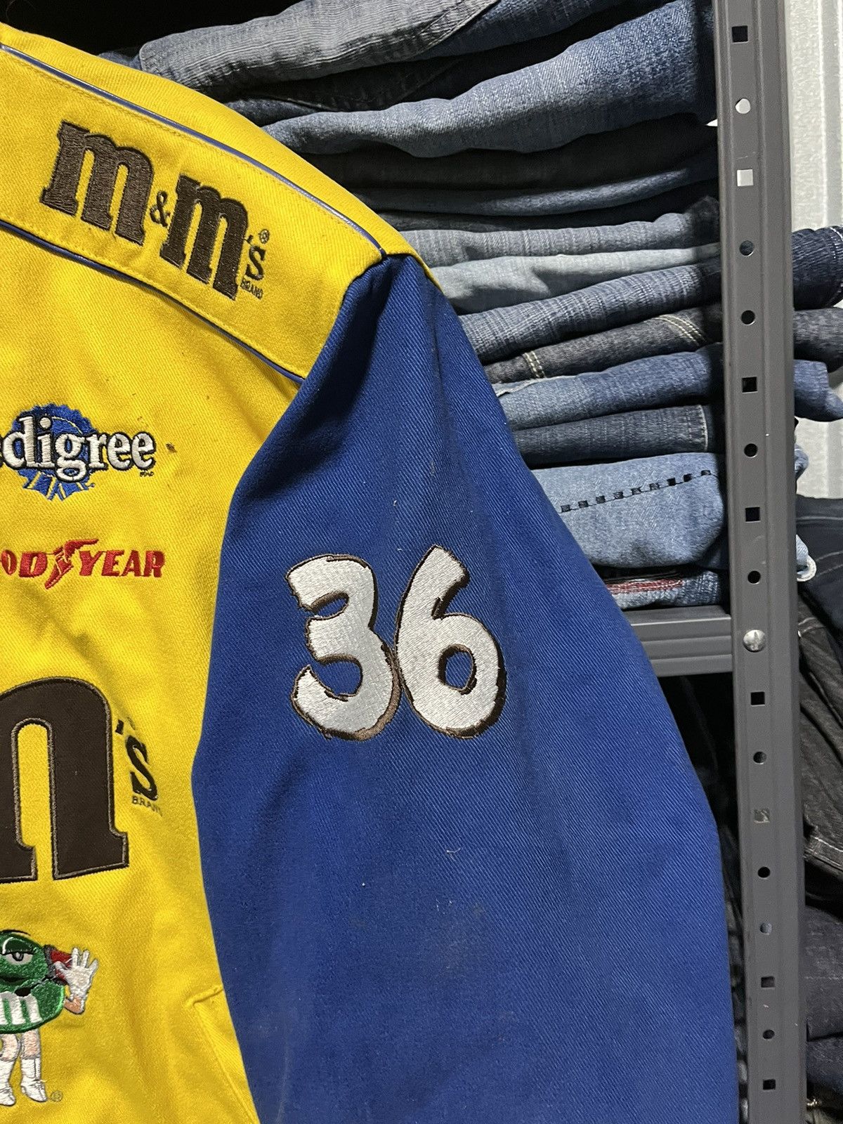 Jeff Hamilton × NASCAR × Vintage Crazy Vintage 90s M&M Jeff Hamilton NASCAR Racing Jacket Size US XL / EU 56 / 4 - 6 Thumbnail