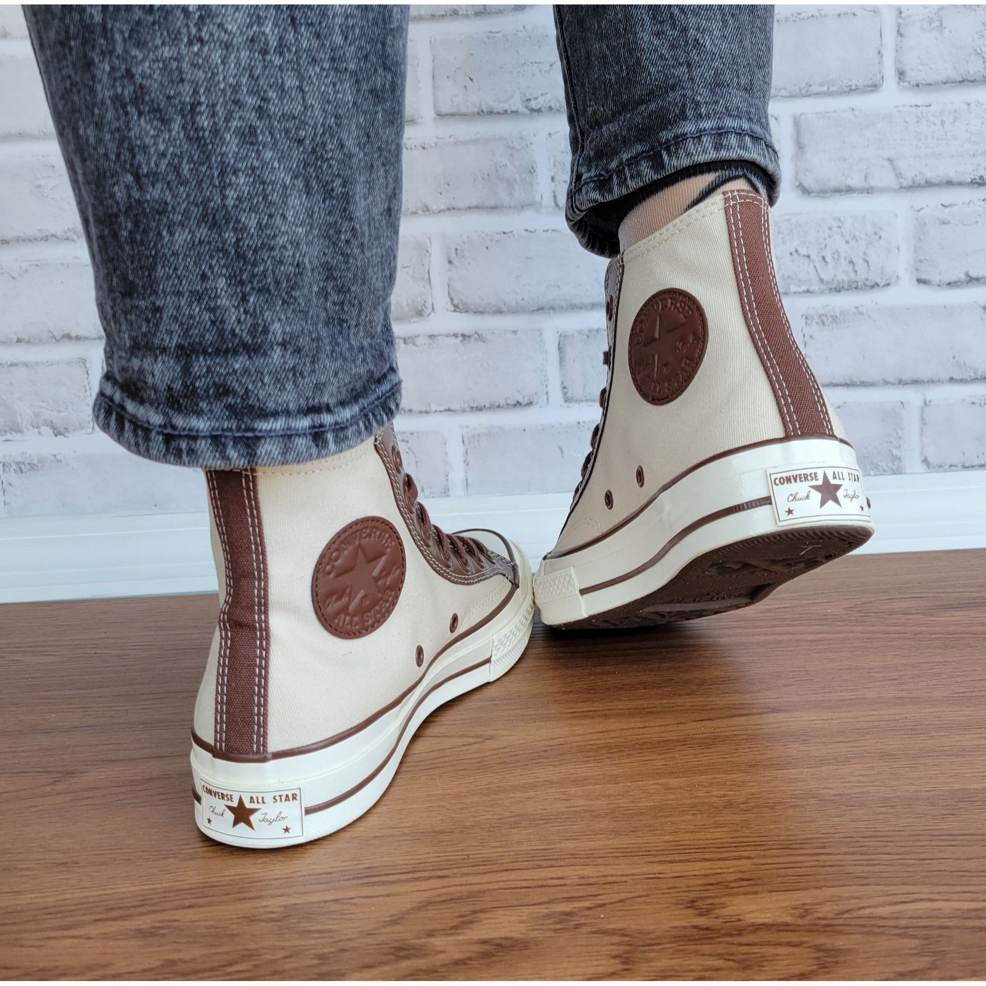 Converse ⭐Converse Chuck 70 High Leather Overlays 5.5 Men's Shoes Sne Size US 5.5 / EU 38 - 4 Thumbnail