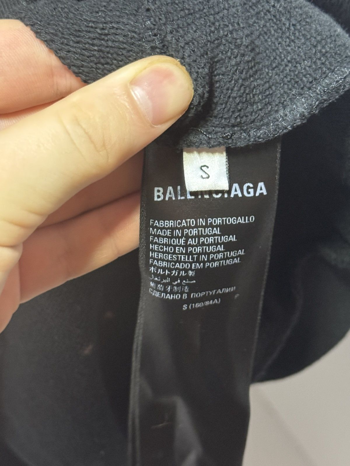 Balenciaga ✅Balenciaga 90/10% my self distressed hoodie S Size S / US 4 / IT 40 - 6 Thumbnail
