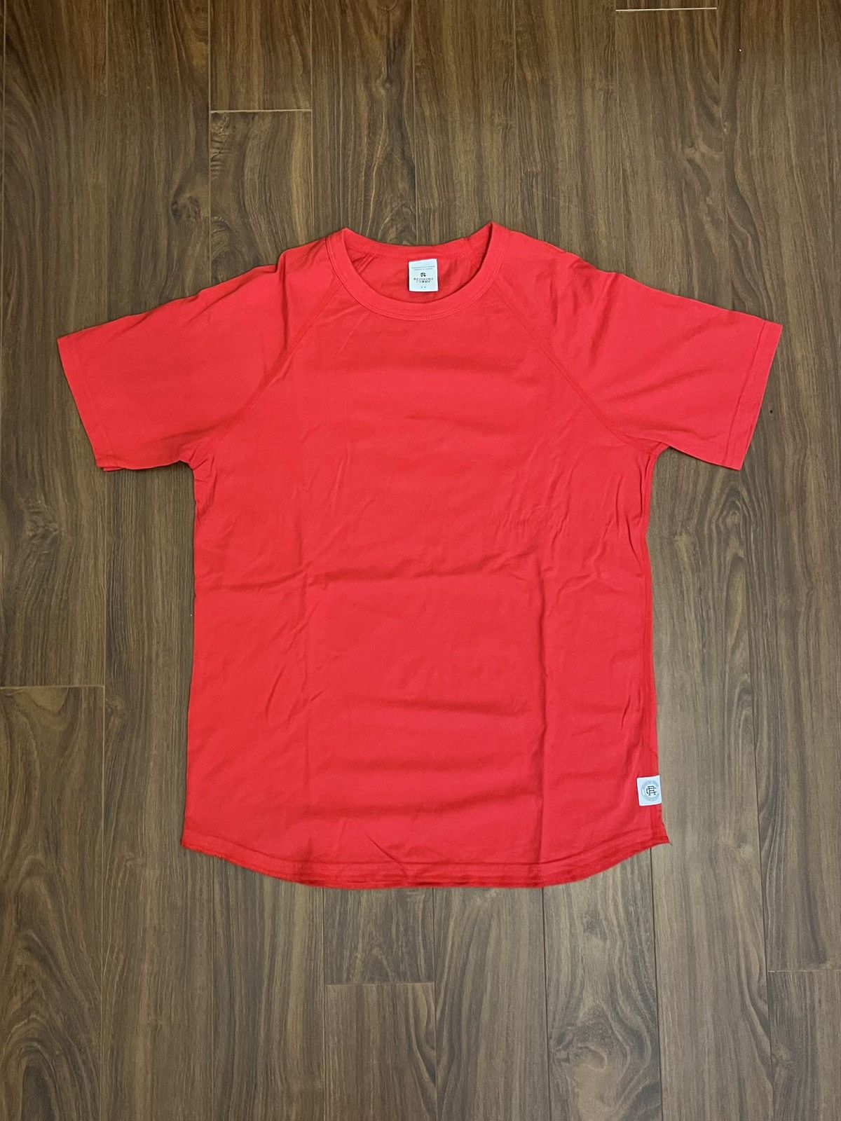 Reigning Champ Reigning Champ Serged Hem Tee in Red Size US S / EU 44-46 / 1 - 1 Thumbnail