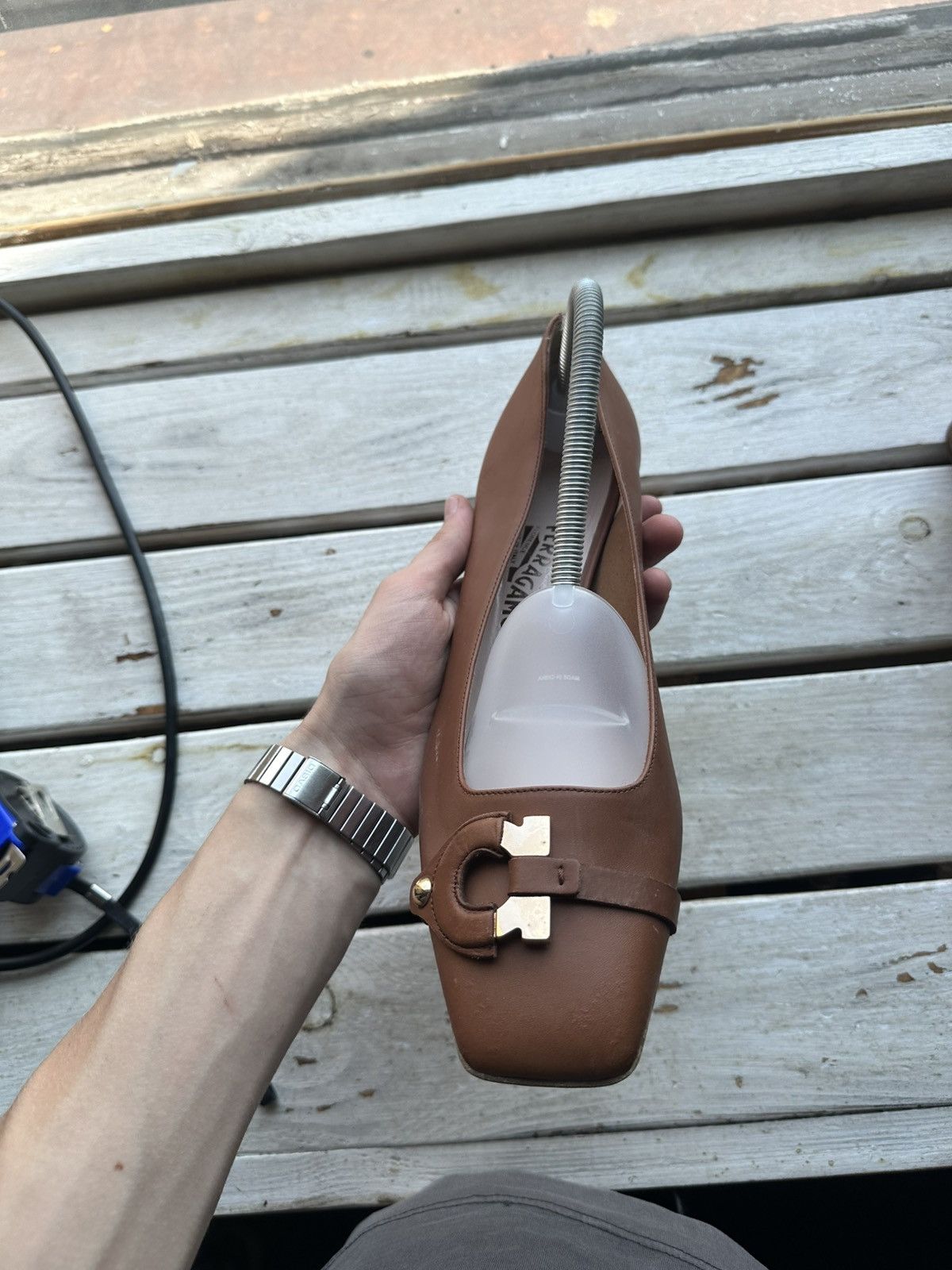 Salvatore Ferragamo RARE❗️Salvatore Ferragamo Women Shoes flats heels Size US 11 / IT 41 - 4 Thumbnail