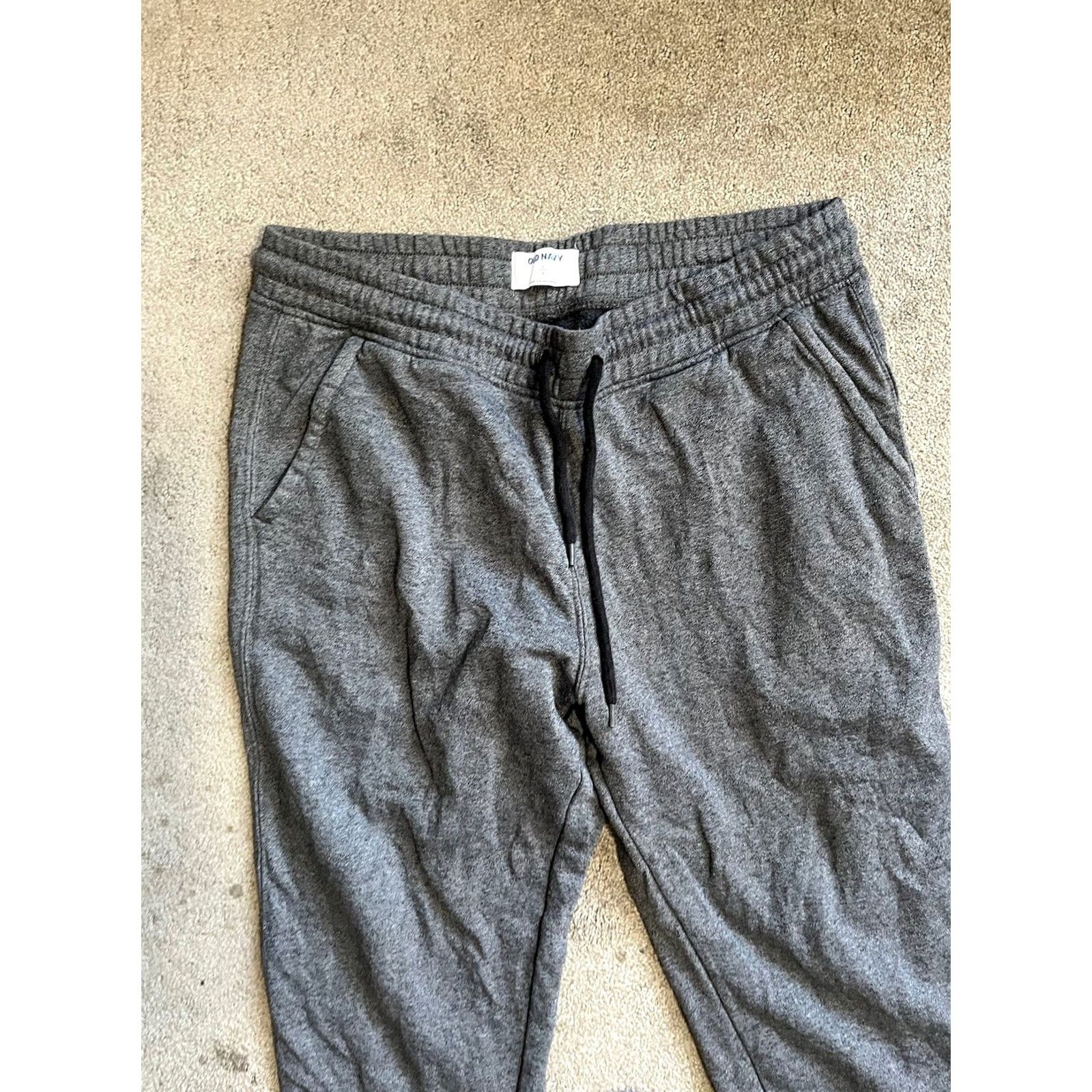 Old Navy Old Navy Mens Joggers Size Large Gray Drawstring Sweatpants Casual Athleisure Size US 33 - 2 Thumbnail