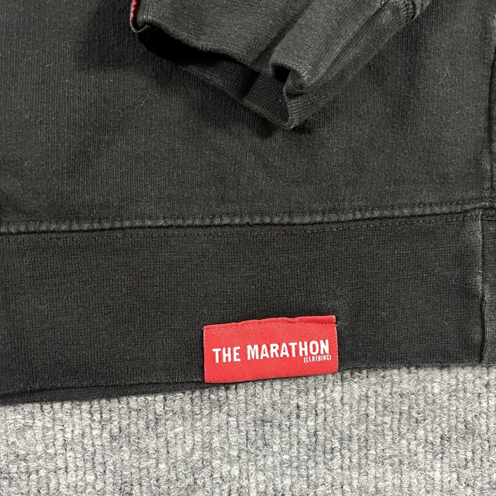 Vintage The Marathon TMC Black Hooded Sweatshirt Mens Small Graphic Nipsey Hussle Size US S / EU 44-46 / 1 - 3 Thumbnail