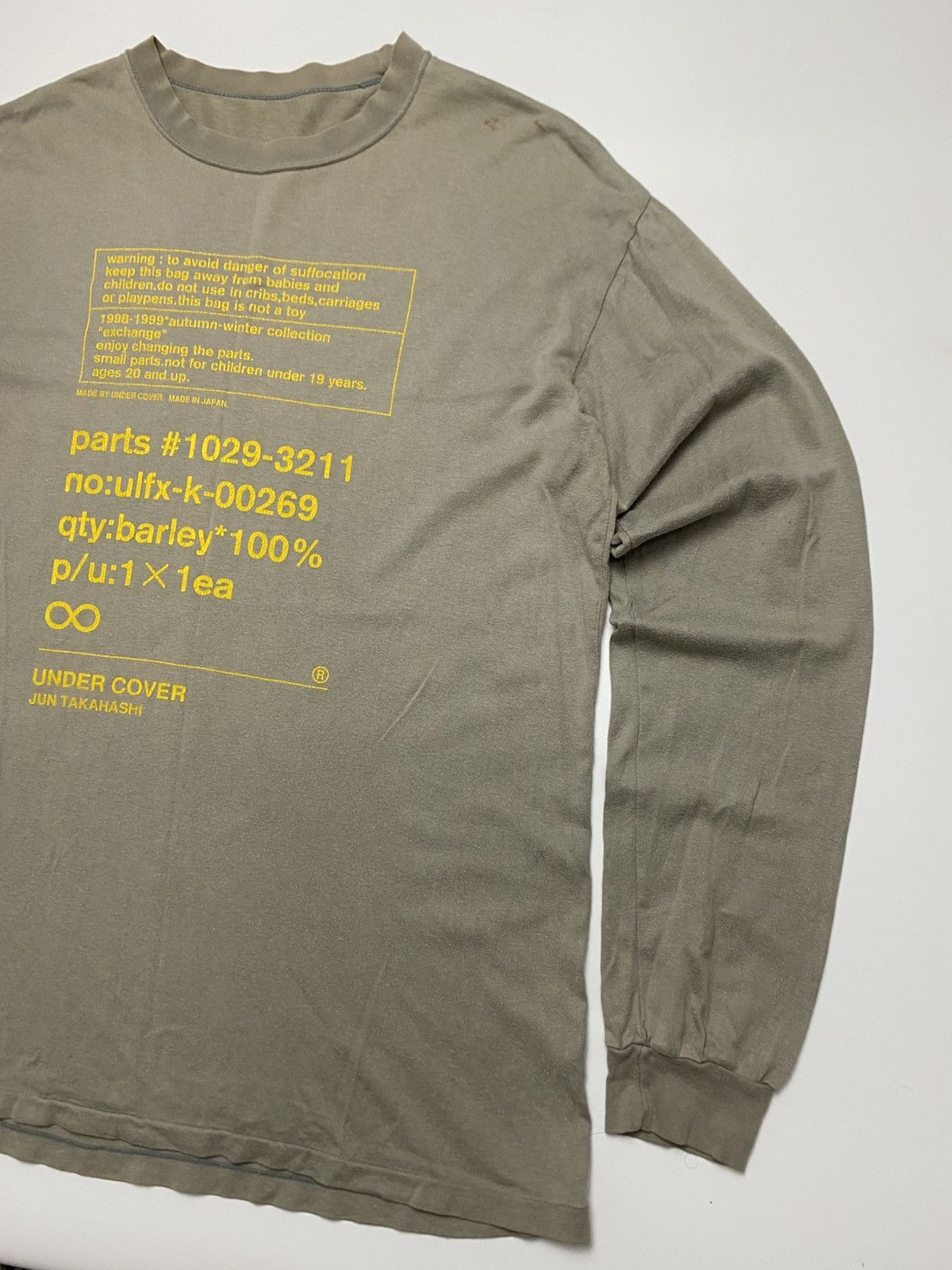 Jun Takahashi Rare AW98 Vintage OG Undercover Jun Takahashi “exchange” Size US L / EU 52-54 / 3 - 2 Thumbnail