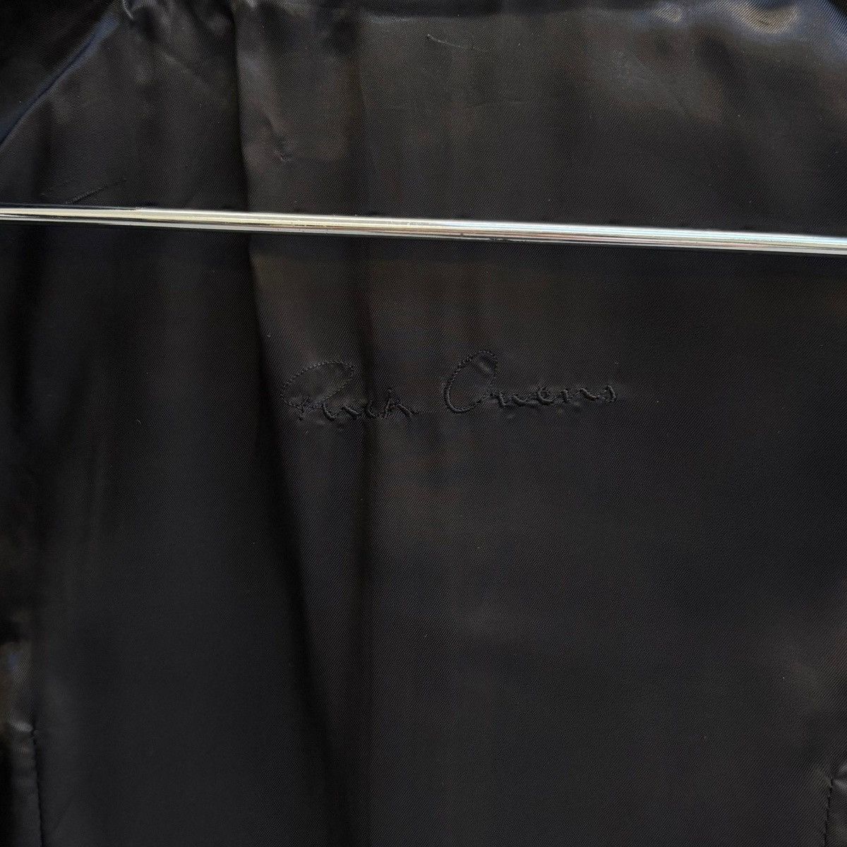 Rick Owens FW10 Rick Owens “GLEAM” Long Leather Wool Jacket Size M / US 6-8 / IT 42-44 - 15 Thumbnail