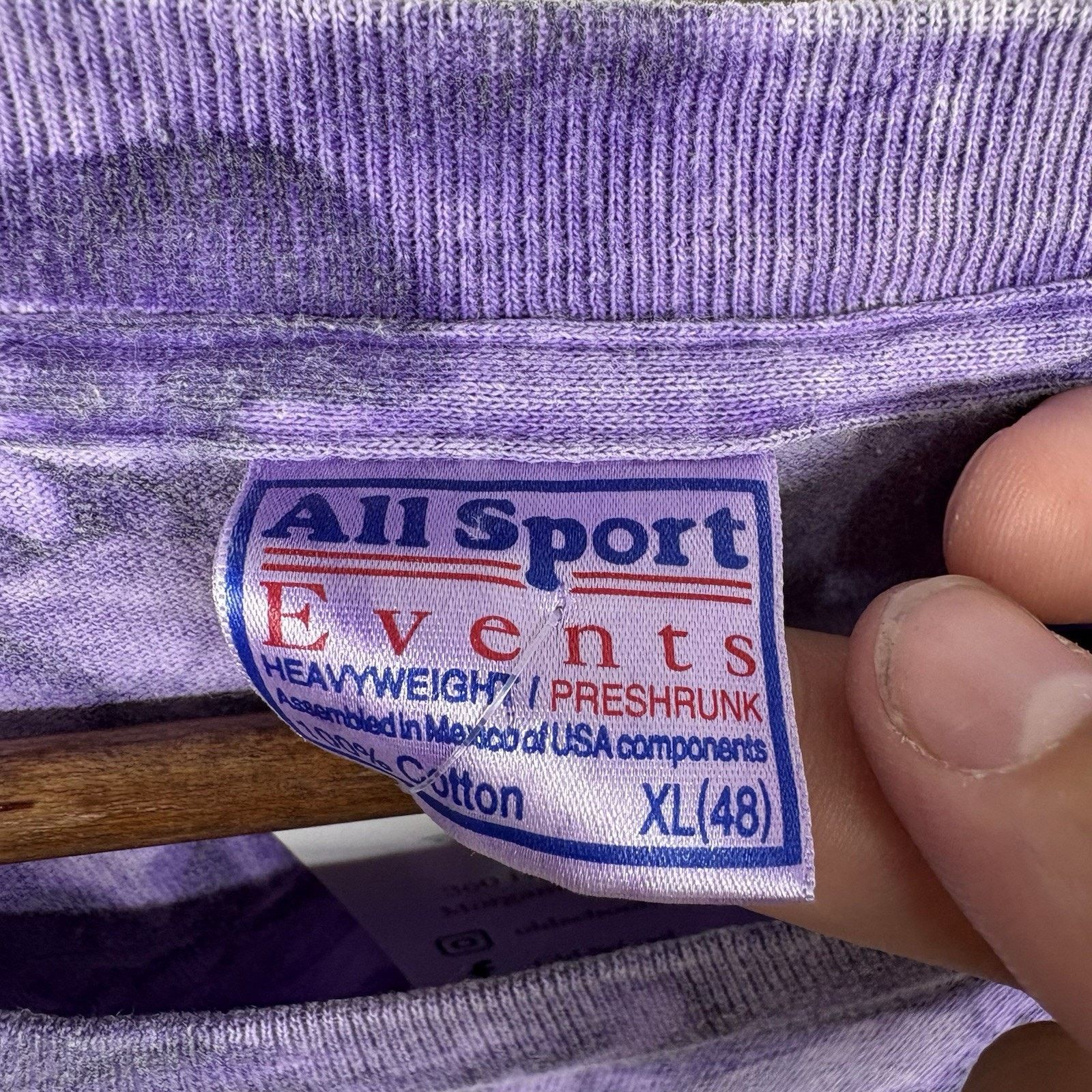 All Sport 2000 Tie-die Minnesota Vikings #26 AOP Tee Shirt X-Large Size US XL / EU 56 / 4 - 4 Thumbnail