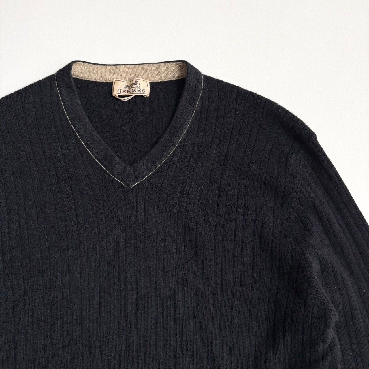 Hermes 1990s Hermes cashmere knit Size US XL / EU 56 / 4 - 4 Thumbnail