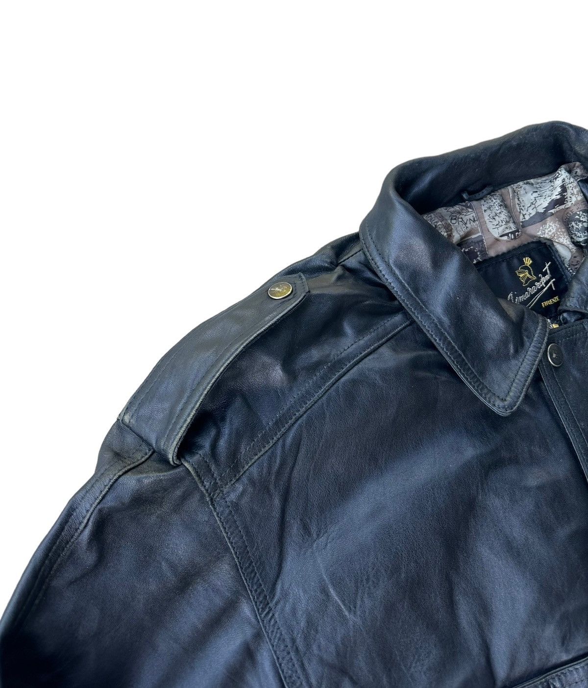 Vintage leather jacket Size US L / EU 52-54 / 3 - 4 Thumbnail