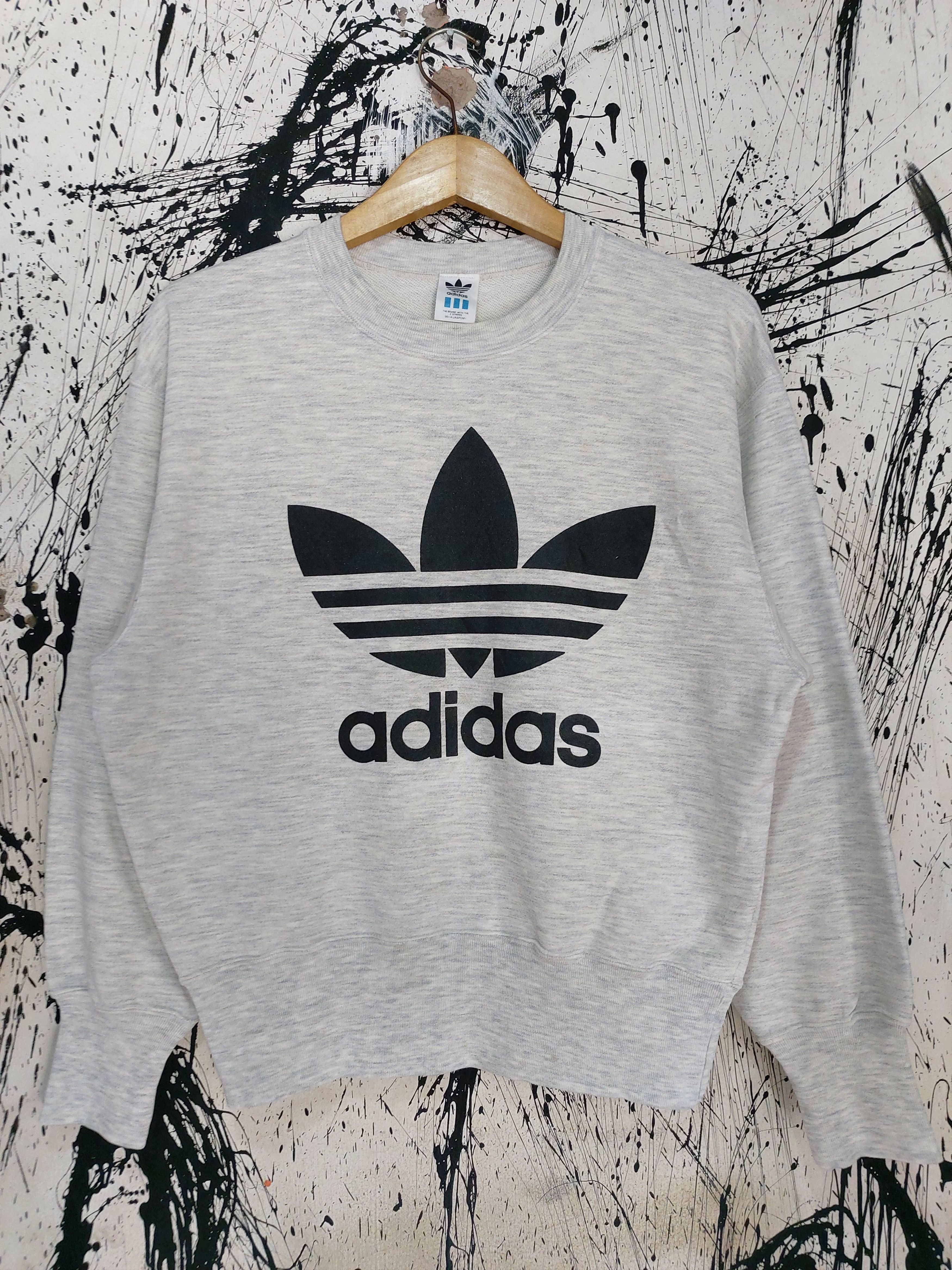 Adidas 90'S ADIDAS TREFOIL LOGO SWEATSHIRT Size US M / EU 48-50 / 2 - 1 Thumbnail