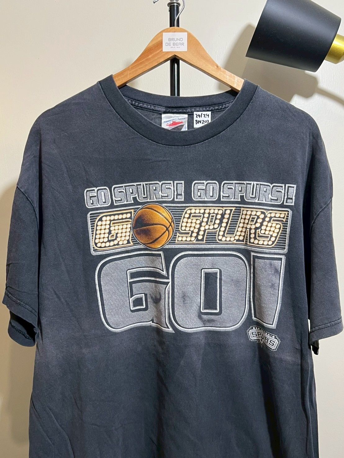 NBA × Vintage Vintage San Antonio Spurs shirt NBA bnz02 Size US L / EU 52-54 / 3 - 2 Thumbnail