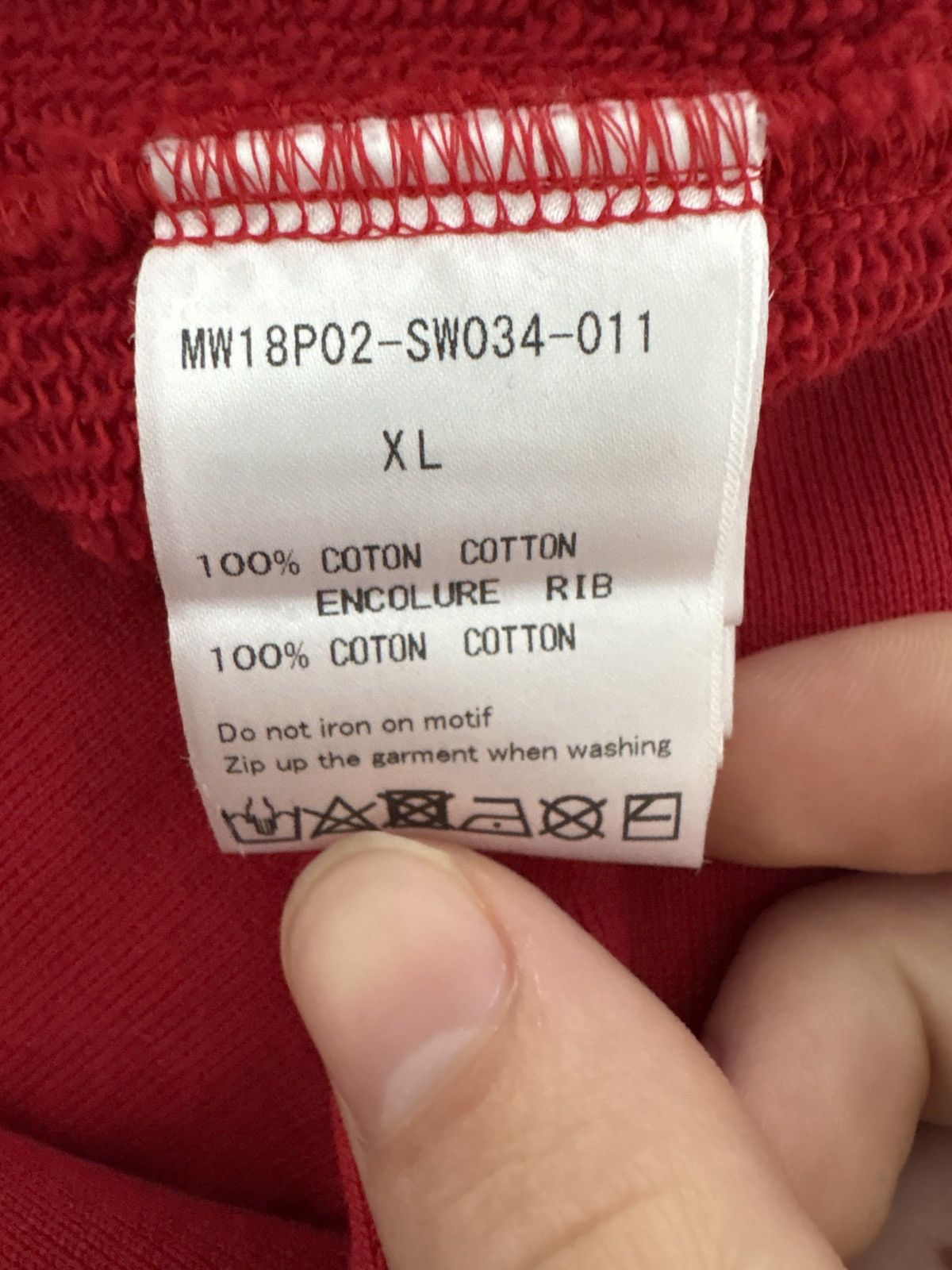 Mastermind Japan Very rare Red Mastermind Japan distressed hoodie Size US L / EU 52-54 / 3 - 8 Thumbnail