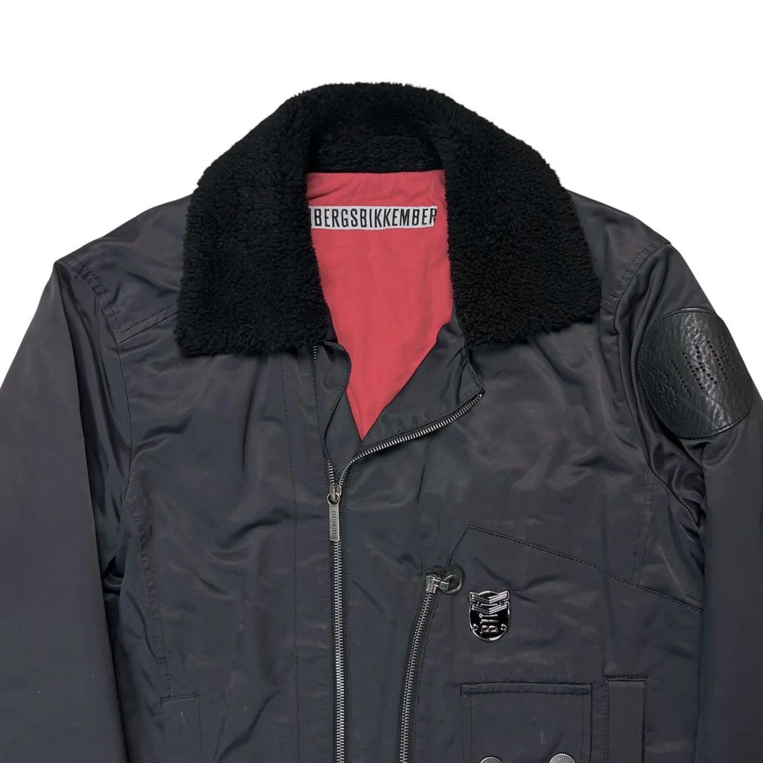 Dirk Bikkembergs Dirk Bikkembergs Faux Fur Collar Pilot Jacket Size US L / EU 52-54 / 3 - 5 Thumbnail