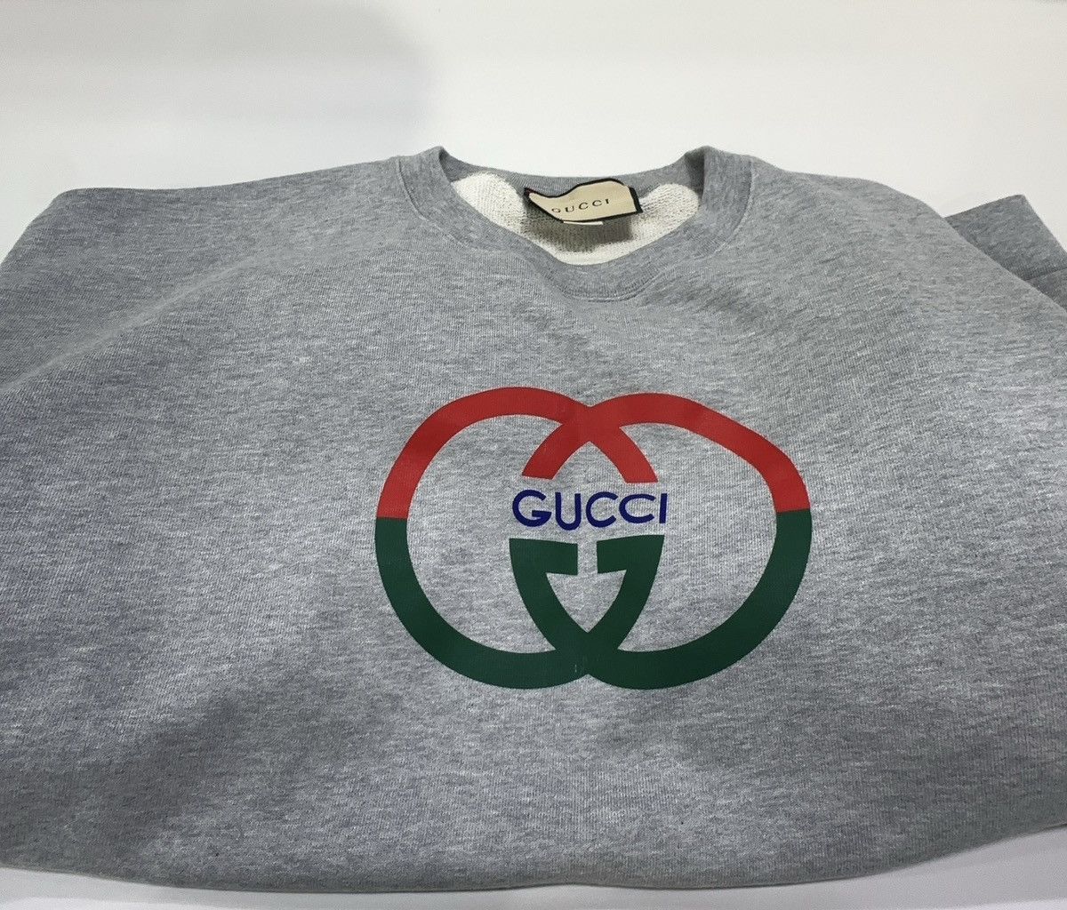 Gucci Gucci Interlocking G cotton jersey sweatshirt Size US XL / EU 56 / 4 - 6 Thumbnail