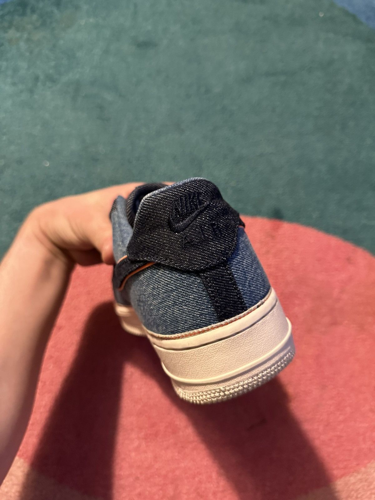 Nike 3x1 x Air Force 1 Low Premium Stonewash Blue Size US 11 / EU 44 - 7 Thumbnail