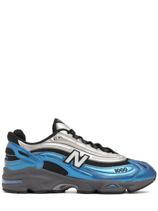 o1lsvrm0425 1000 Sneakers in Silver/Blue
