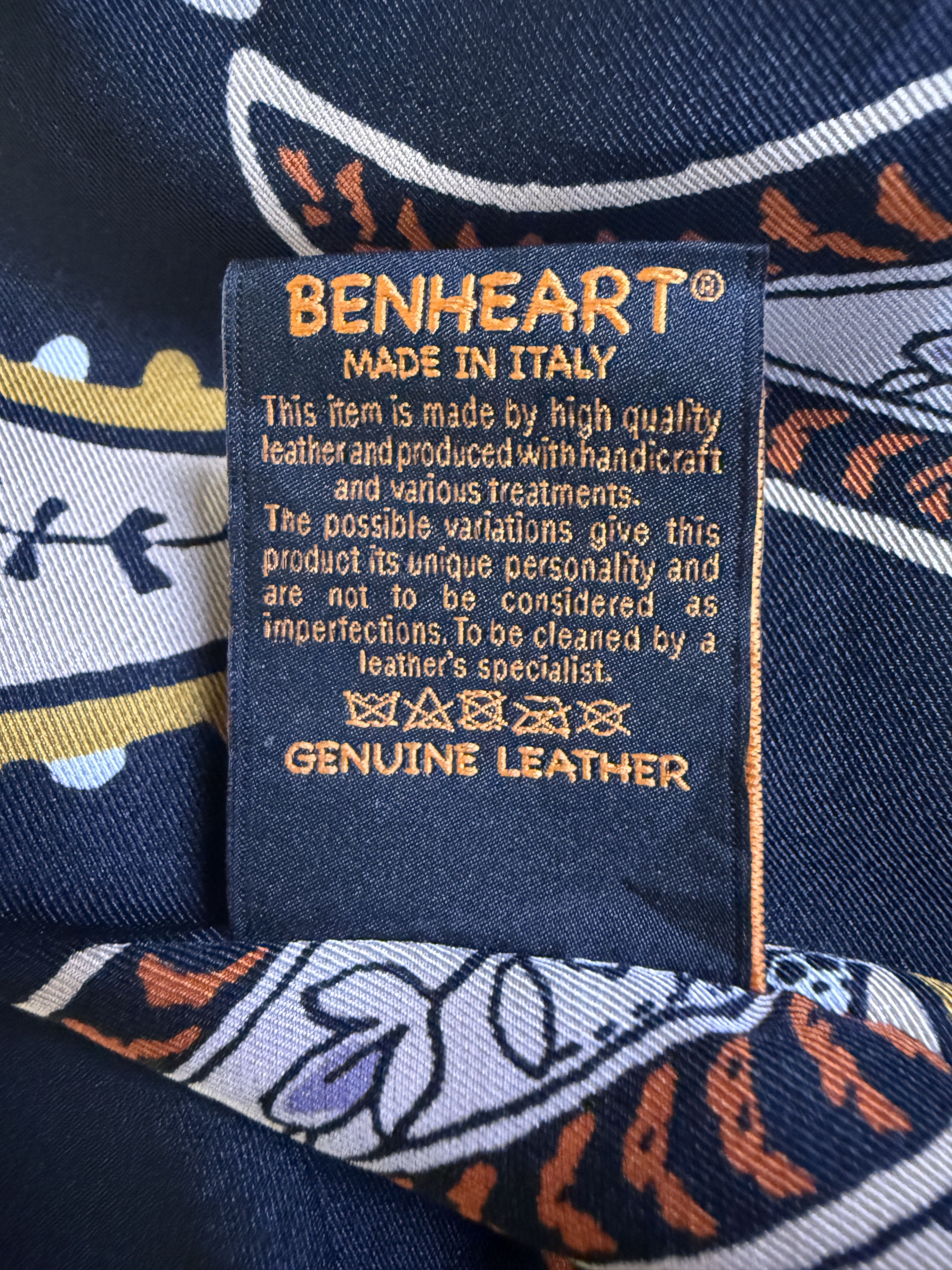 Leather Benheart Firenze Zip Crinkle Leather Hoodie Size M / US 6-8 / IT 42-44 - 8 Thumbnail