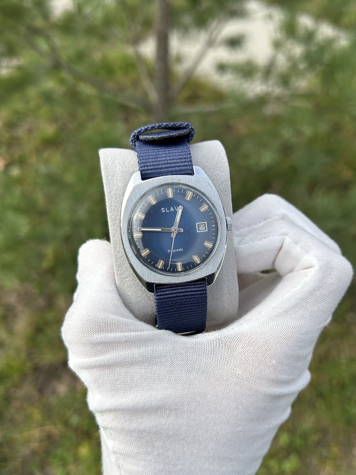Vintage Vintage Slava Watch USSR Soviet Mechanical Authentic 1980s Size ONE SIZE - 10 Thumbnail