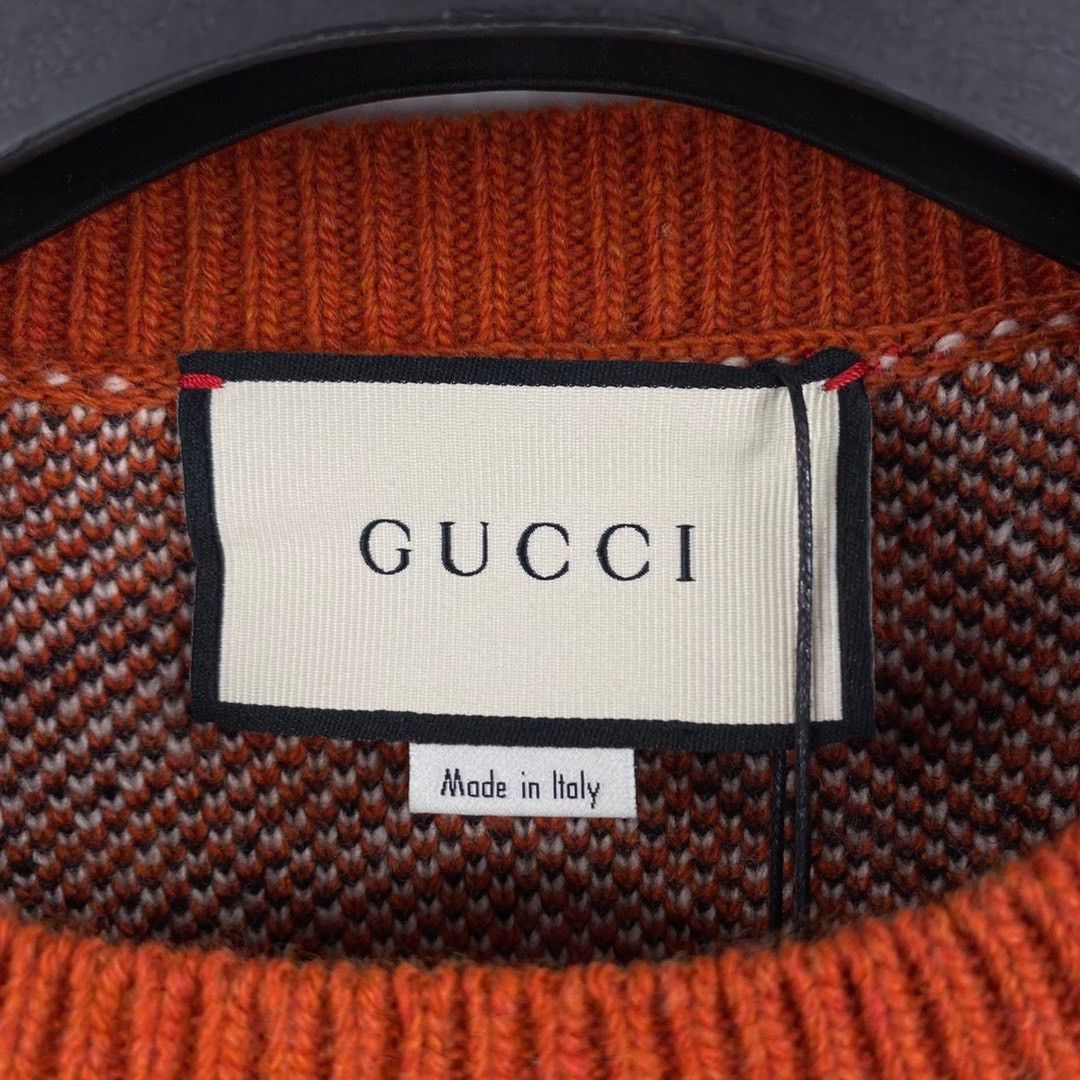 Gucci Gucci tiger head back letter knitted sweater Nextarrow-2412 Size US M / EU 48-50 / 2 - 3 Thumbnail