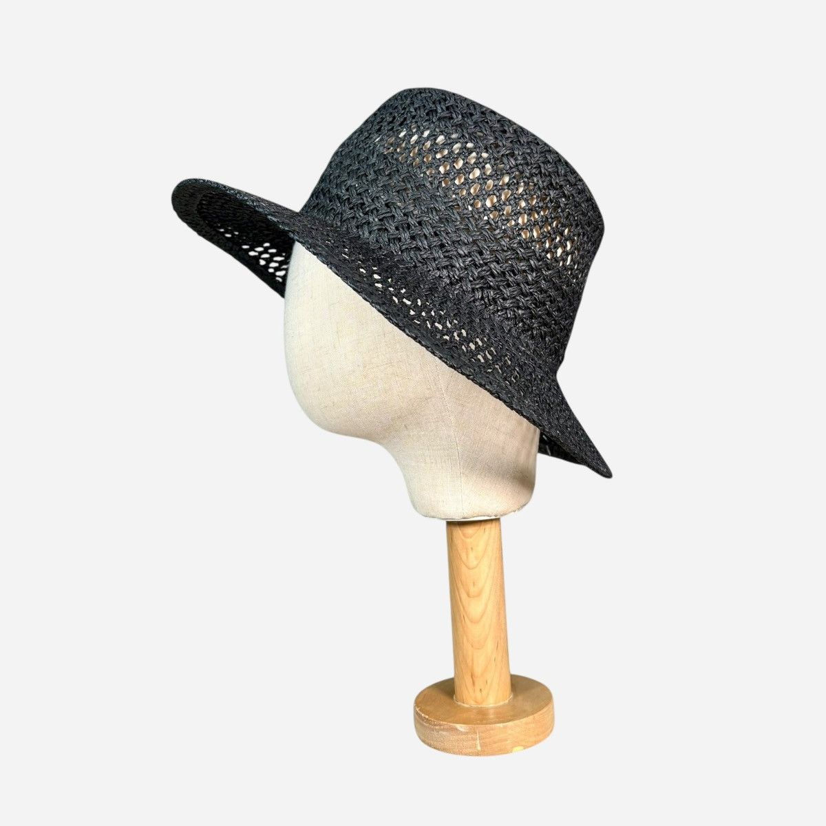 Other San Diego Hat Company Women’s Open Weave Black Bucket Hat Size ONE SIZE - 4 Thumbnail