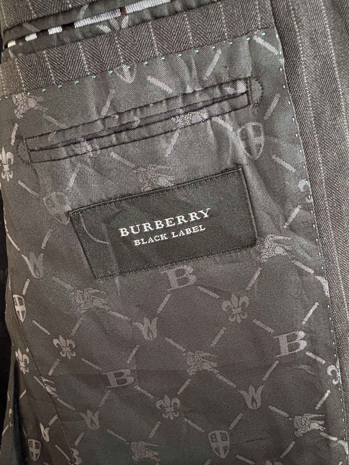 Burberry Burberry Black Label Stripped Blazer Jacket Size US S / EU 44-46 / 1 - 6 Thumbnail