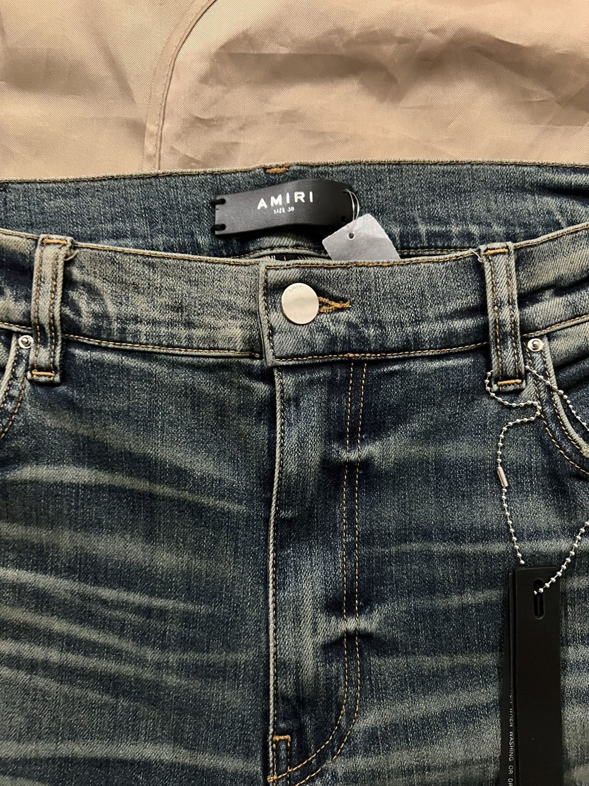 Amiri Amiri denim indigo distressed size 38 Size US 38 / EU 54 - 2 Thumbnail