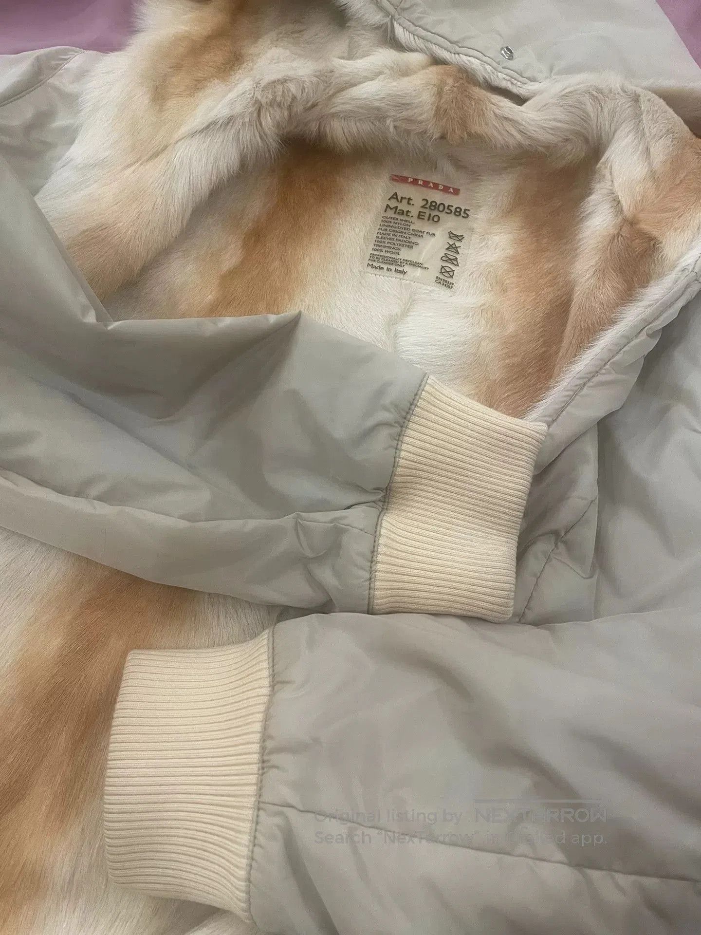 Prada PRADA Fur Liner Size 46. Size US S / EU 44-46 / 1 - 5 Thumbnail