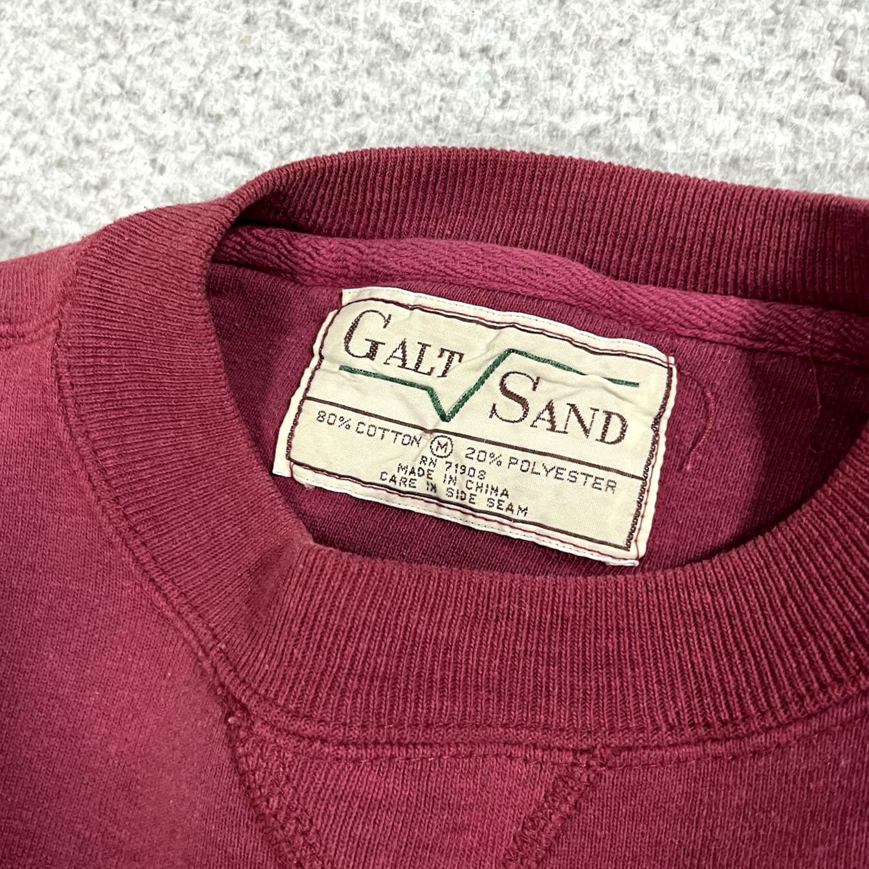 Vintage Harvard Sweatshirt Mens Medium Crewneck University Vintage 90s Burgundy Red Graphic Print Logo Size US M / EU 48-50 / 2 - 3 Thumbnail
