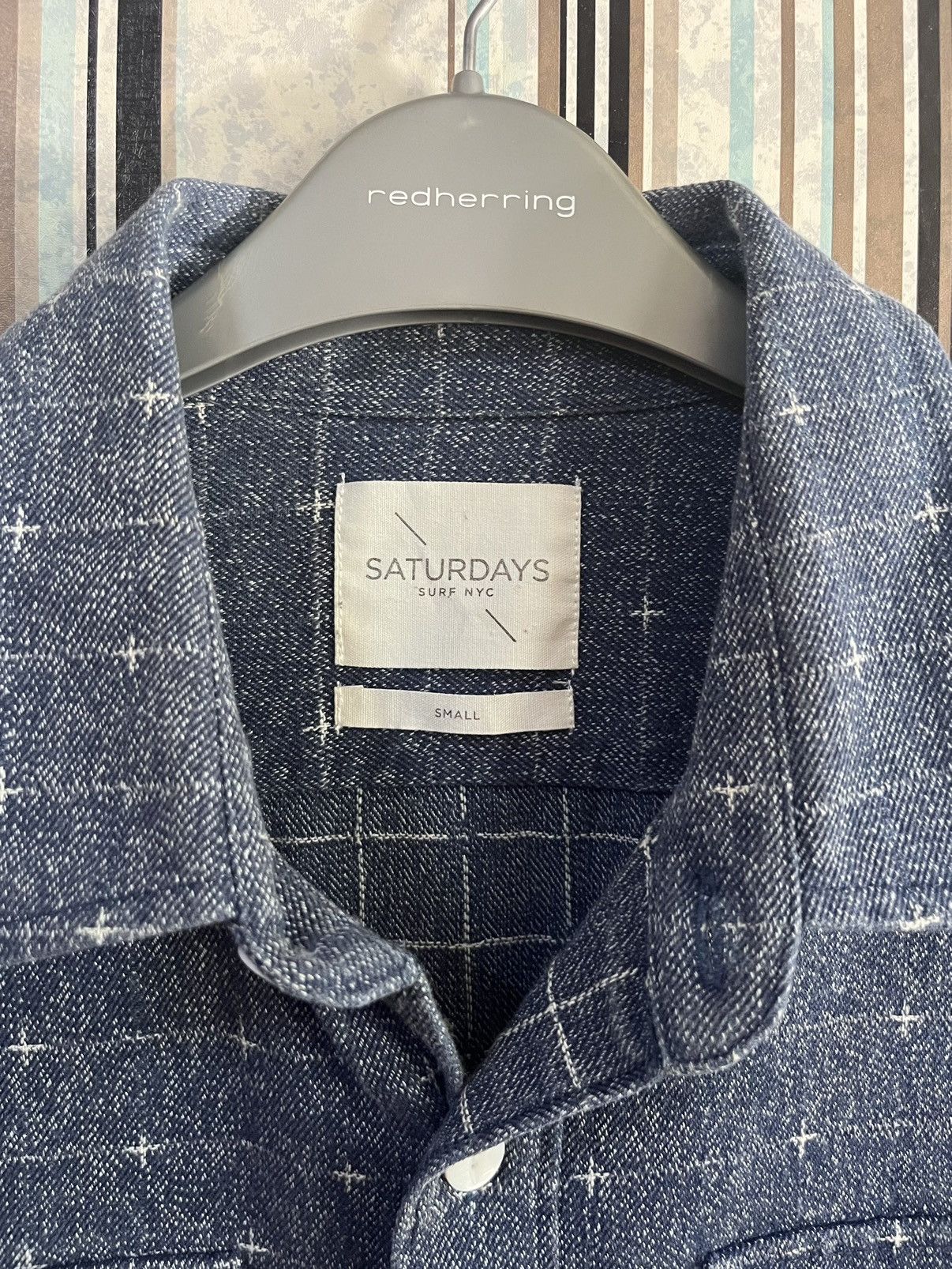 Saturdays NYC shadow plus denim button up #F2 Size US S / EU 44-46 / 1 - 5 Thumbnail