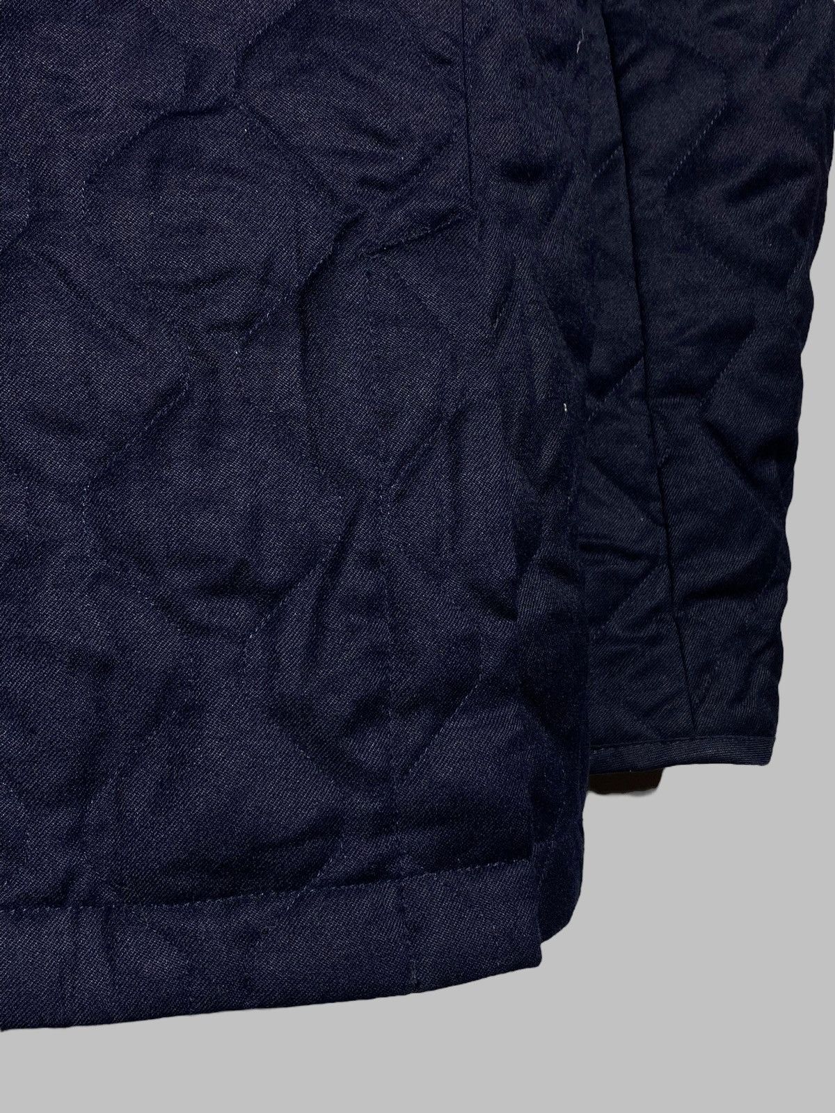 Z Zegna 🔥 ZEGNA WOOL V-NECK QUILTED PADDED JACKET ITALY CLASSIC FIT Size US XL / EU 56 / 4 - 24 Thumbnail