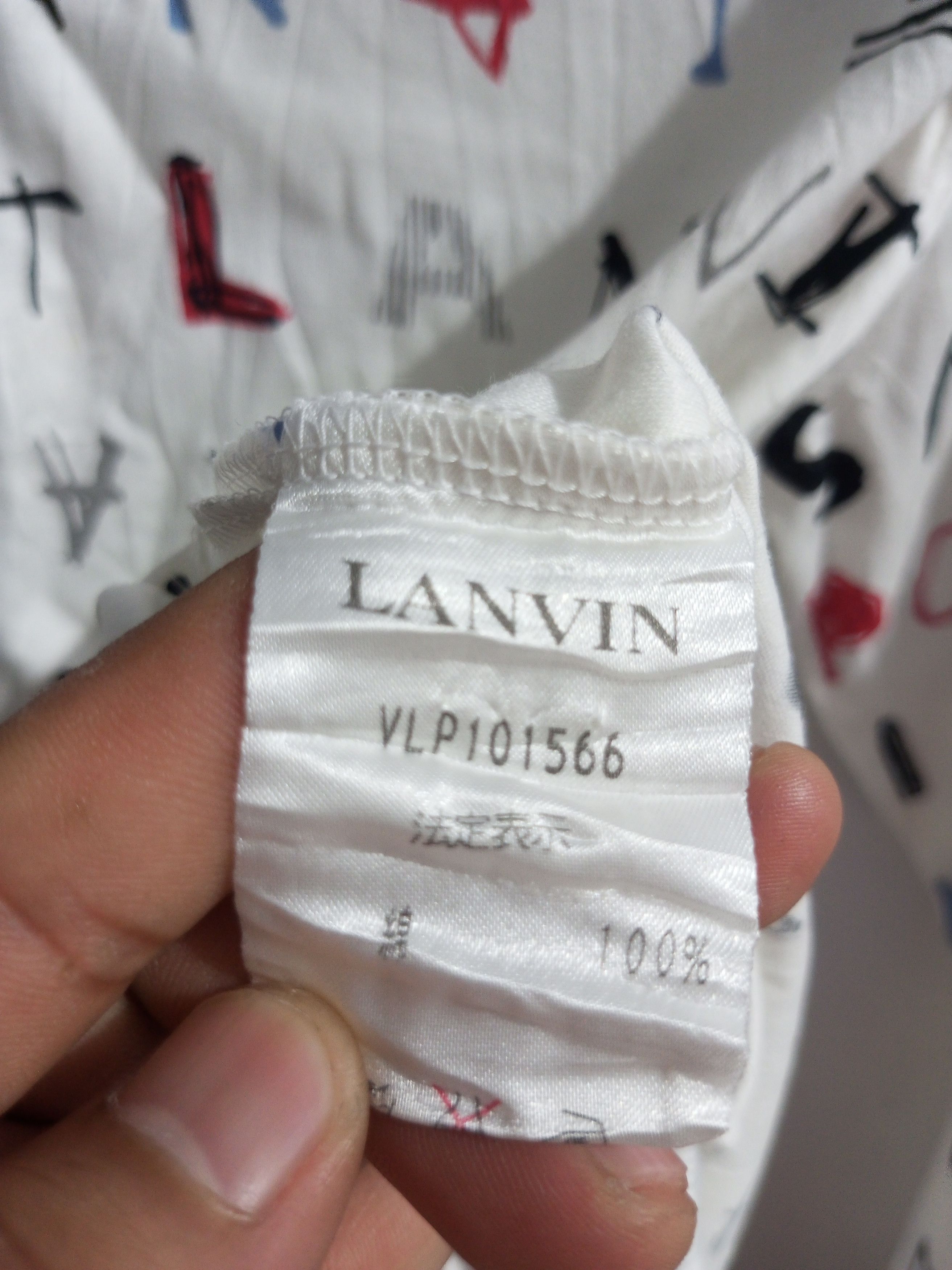 Lanvin × Vintage Vintage langit sport half zipper long sleeve tshirt Size US M / EU 48-50 / 2 - 7 Thumbnail
