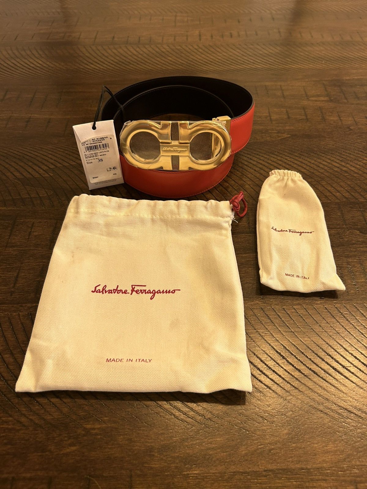 reversible leather belt salvatore ferragamo