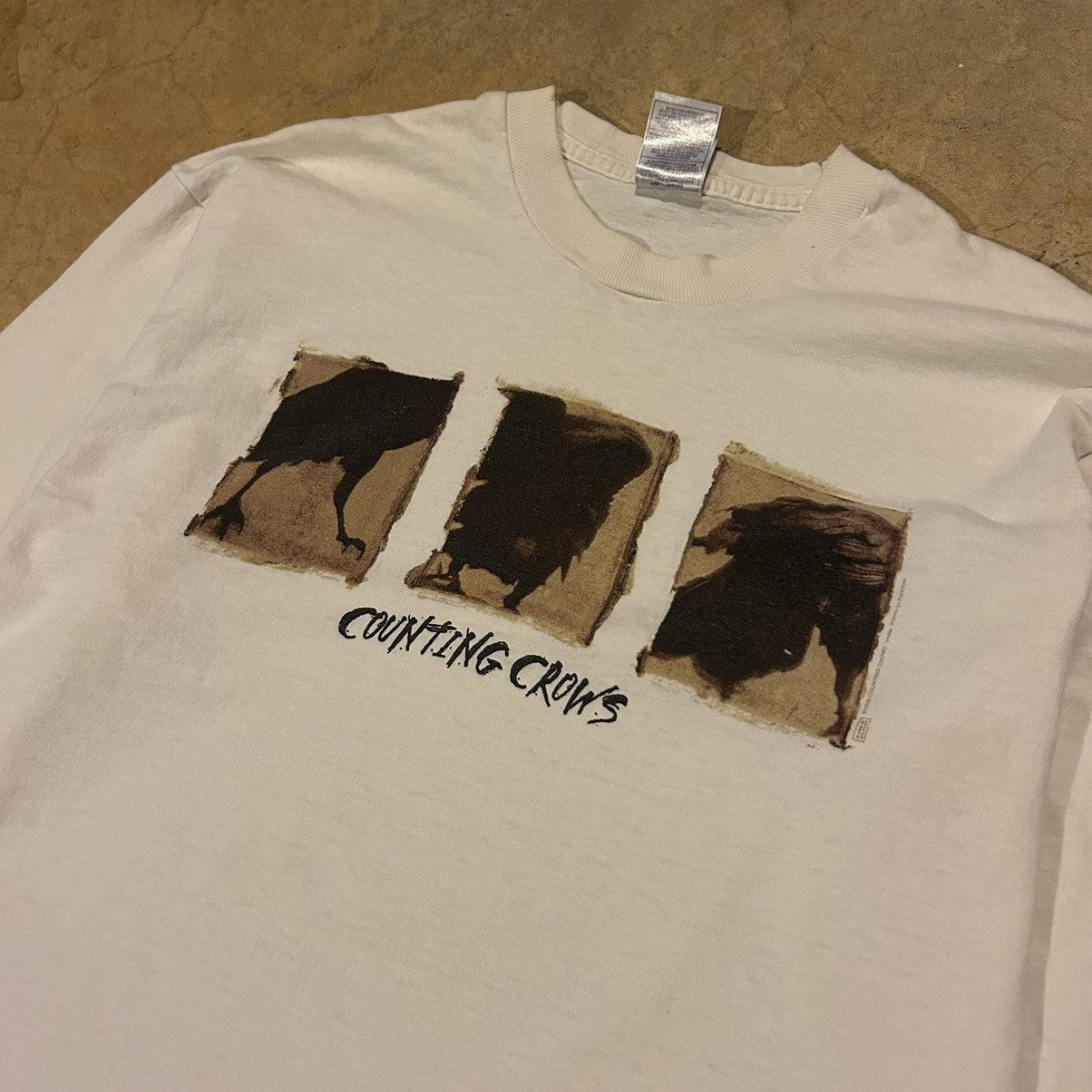 Crazy Vintage 90s Counting Crows Band Tee Grunge