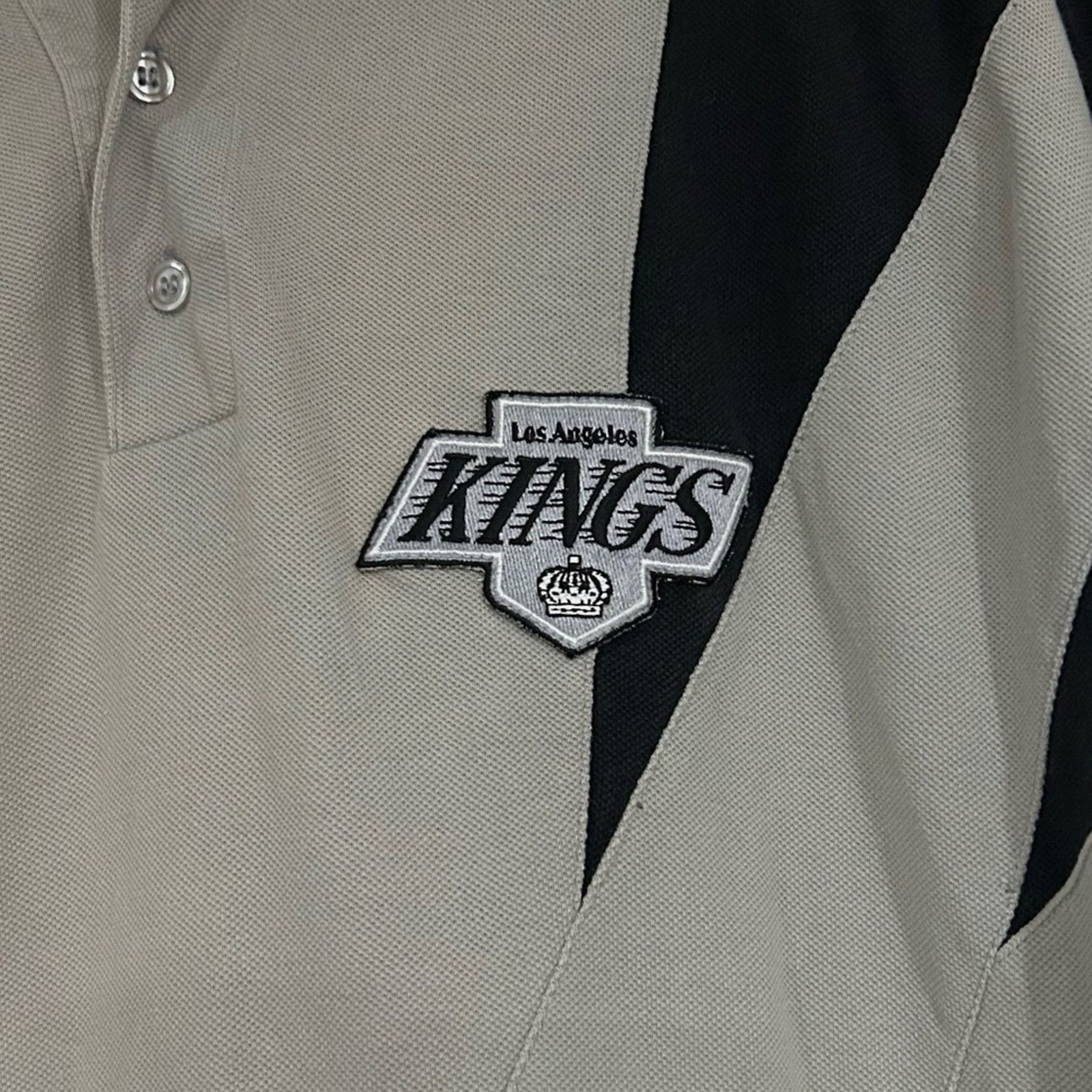 Apex One Vintage Los Angeles Kings Hockey Polo Shirt Size US XL / EU 56 / 4 - 2 Thumbnail