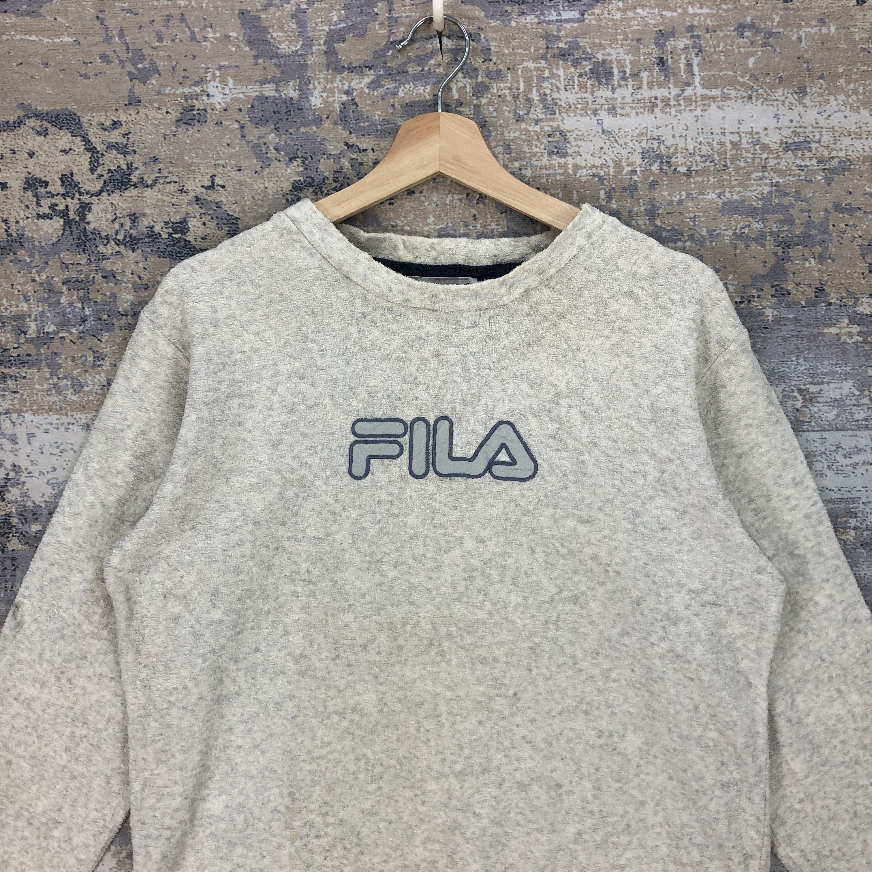 Fila Vintage Y2K Fila Fleece Sweater Fila Streetwear Sweatshirt Size US S / EU 44-46 / 1 - 4 Thumbnail