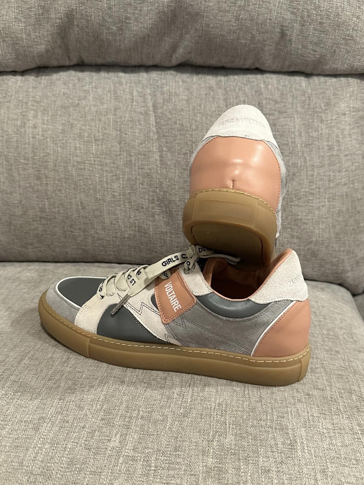 Zadig & Voltaire Zadig & Voltaire Board Top Patch Sneakers Leather/Suede Size US 9 / IT 39 - 2 Thumbnail