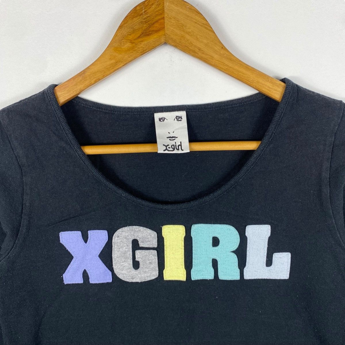 X-LARGE Japanese Streetwear X-GIRL Multicolour Logo Women Tops Tee Size S / US 4 / IT 40 - 2 Thumbnail